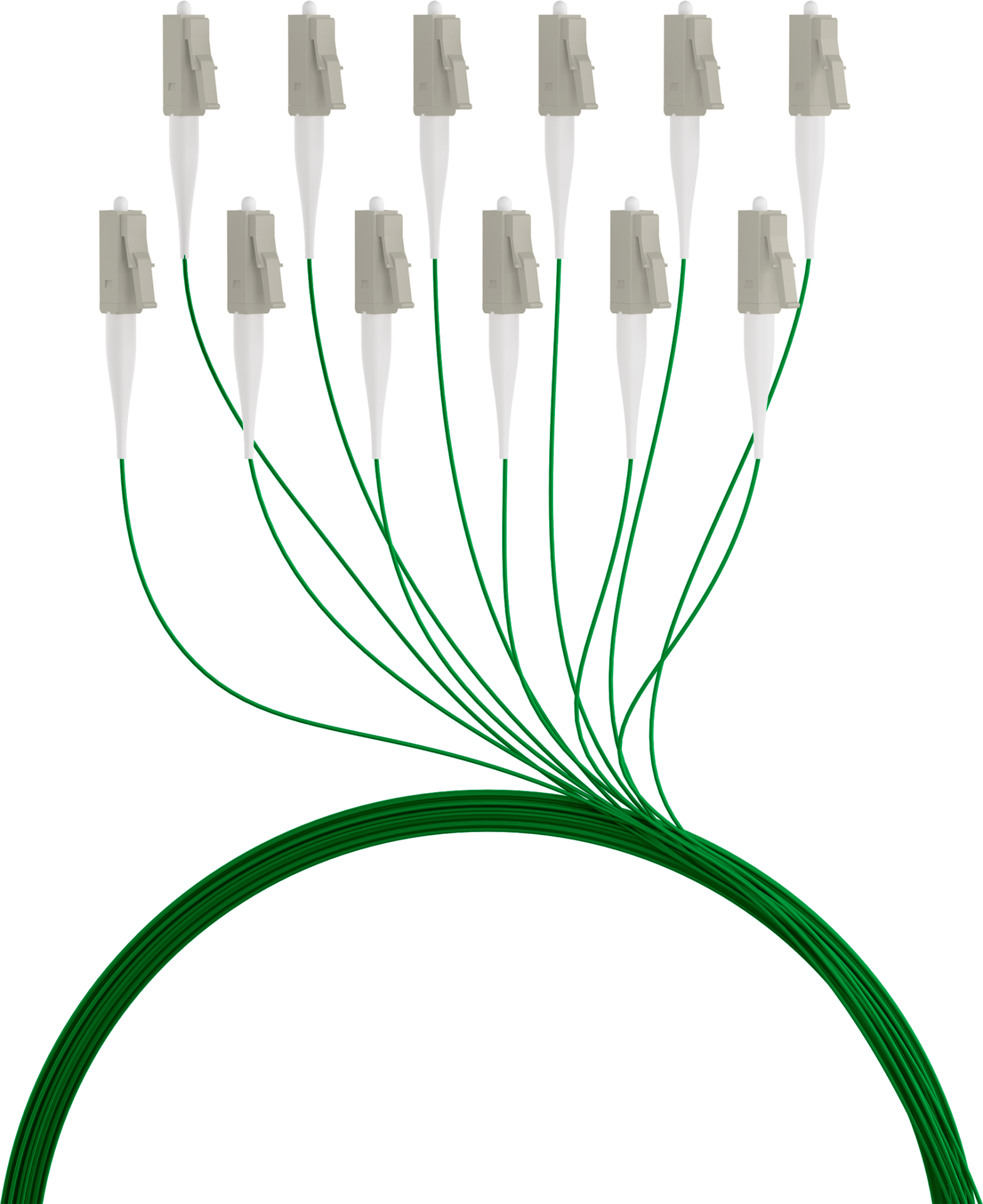 Fiber Pigtail LC OM2 -Green 2m - 1 piece
