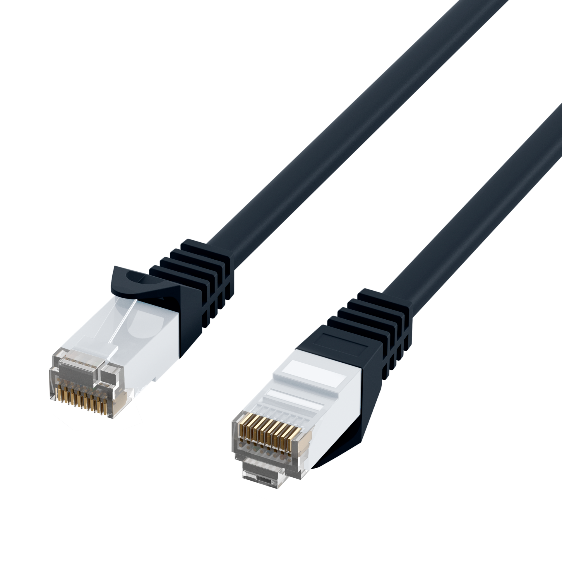 RJ45 Patch Cord Cat.6 U/UTP LSZH CCA black 1m