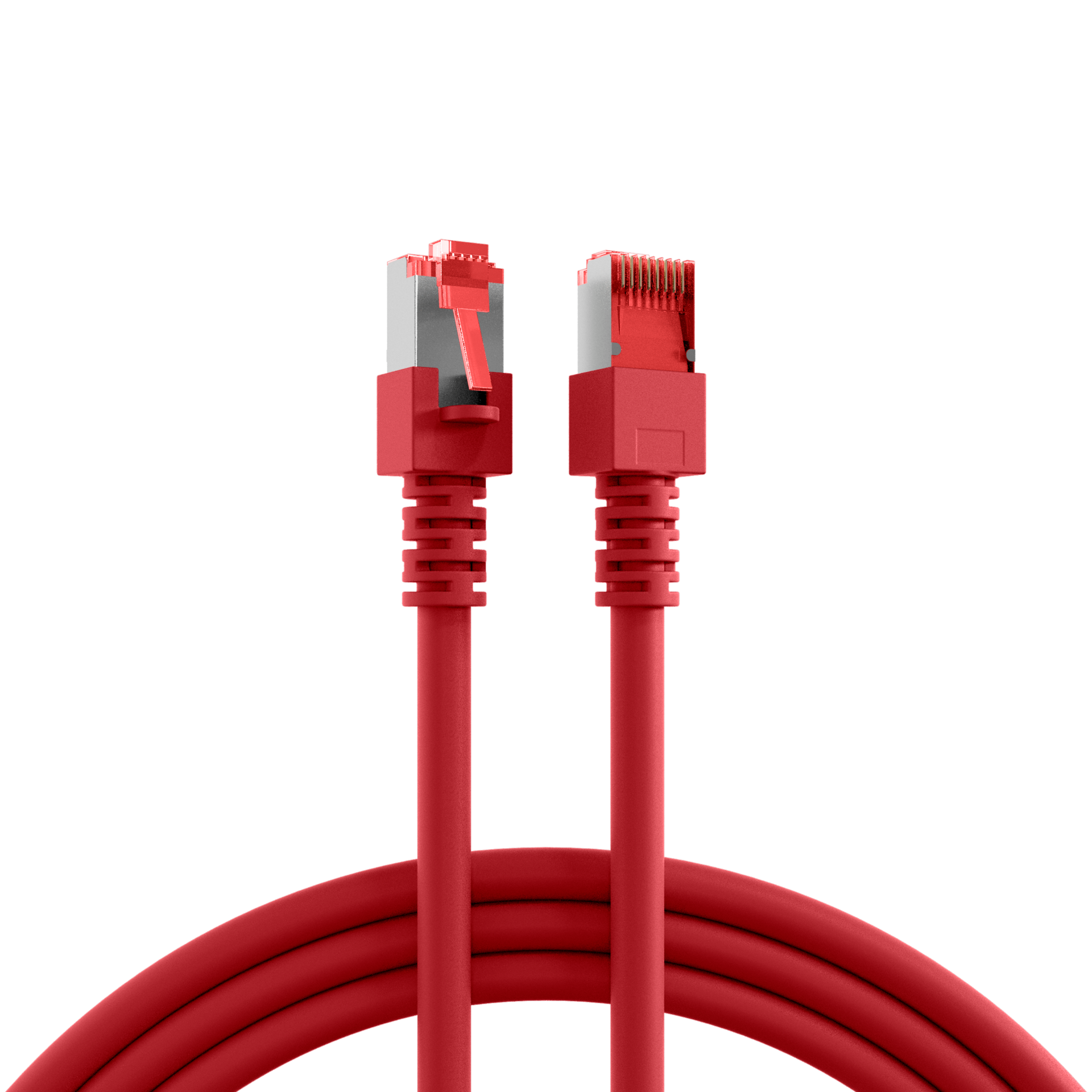 RJ45 Patch Cord Cat.6 S/FTP LSZH red 25m