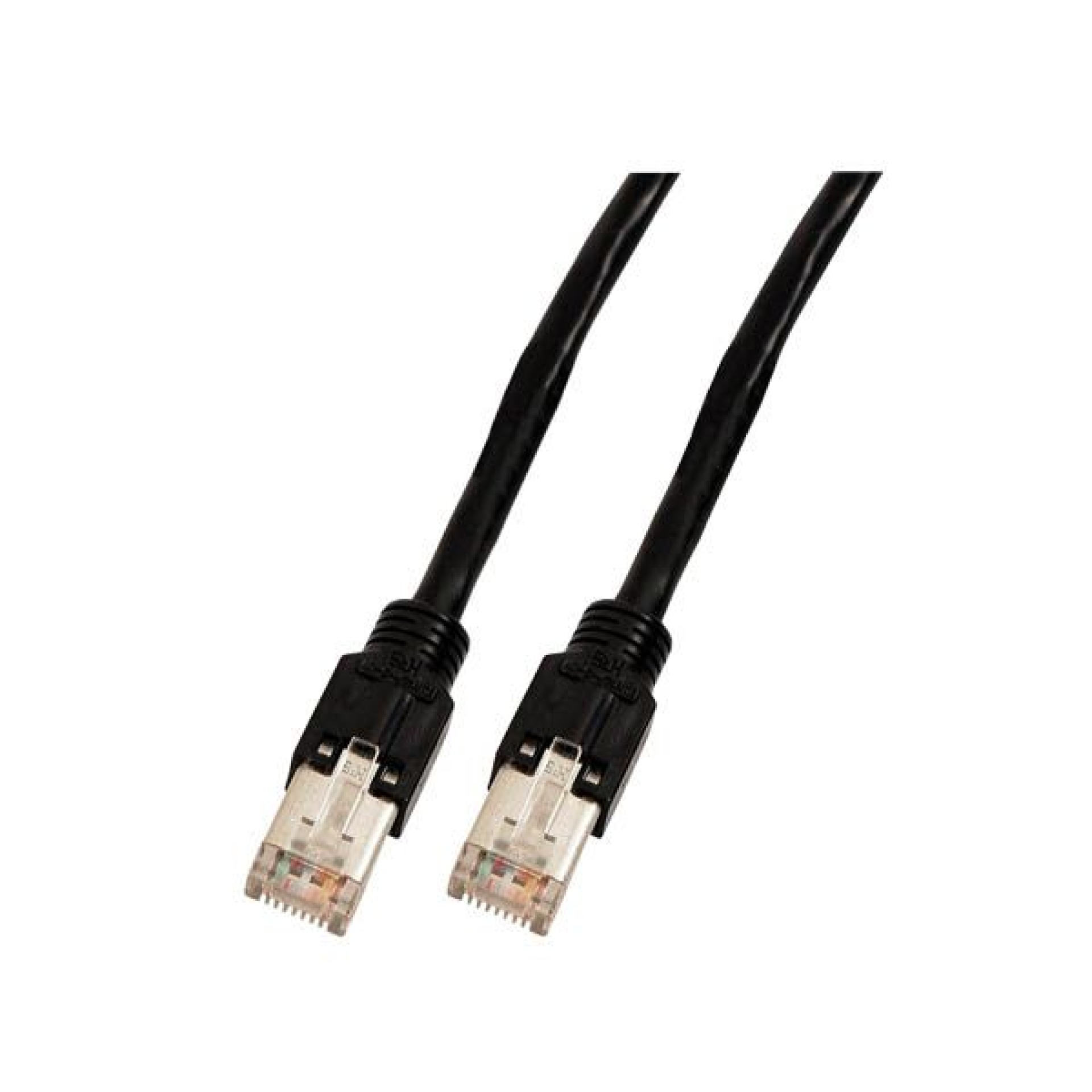 RJ45 Patch cable S/UTP, Cat.5e, TM11, Dätwyler CU 5502 PVC, 2m, black