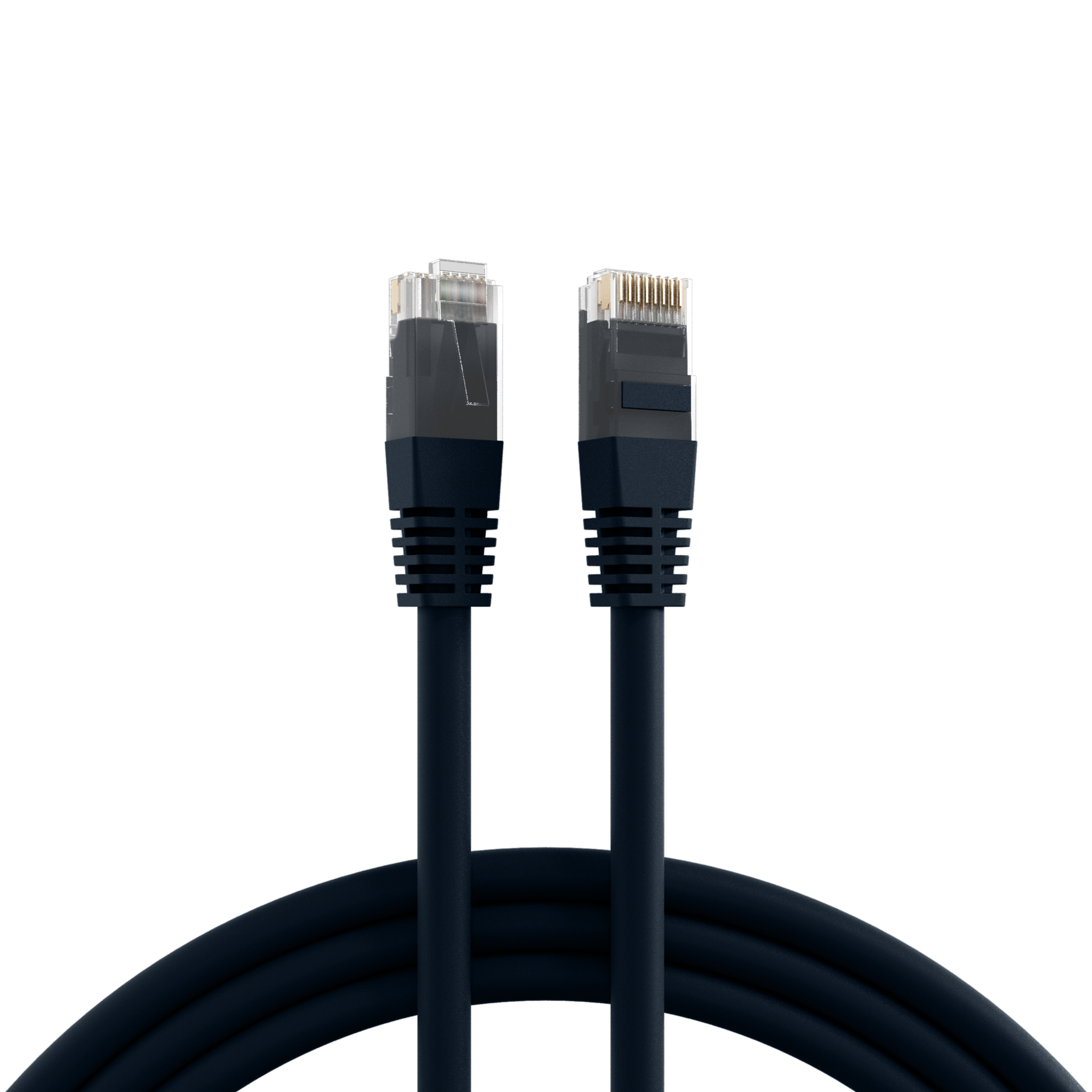 RJ45 Patch Cord Cat.6 U/UTP PVC CCA black 5m