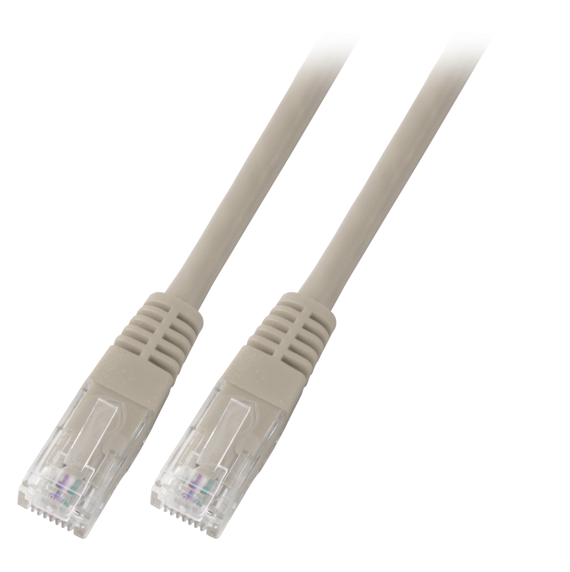 RJ45 Patch cable U/UTP, Cat.5e, PVC, CCA, 2m, grey