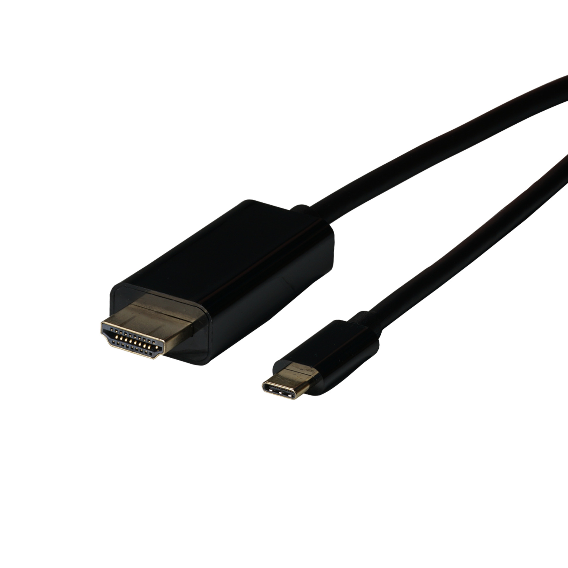 USB Type-C - HDMI Cable, USB Type-C male- HDMI male, 4K@30Hz, 2m