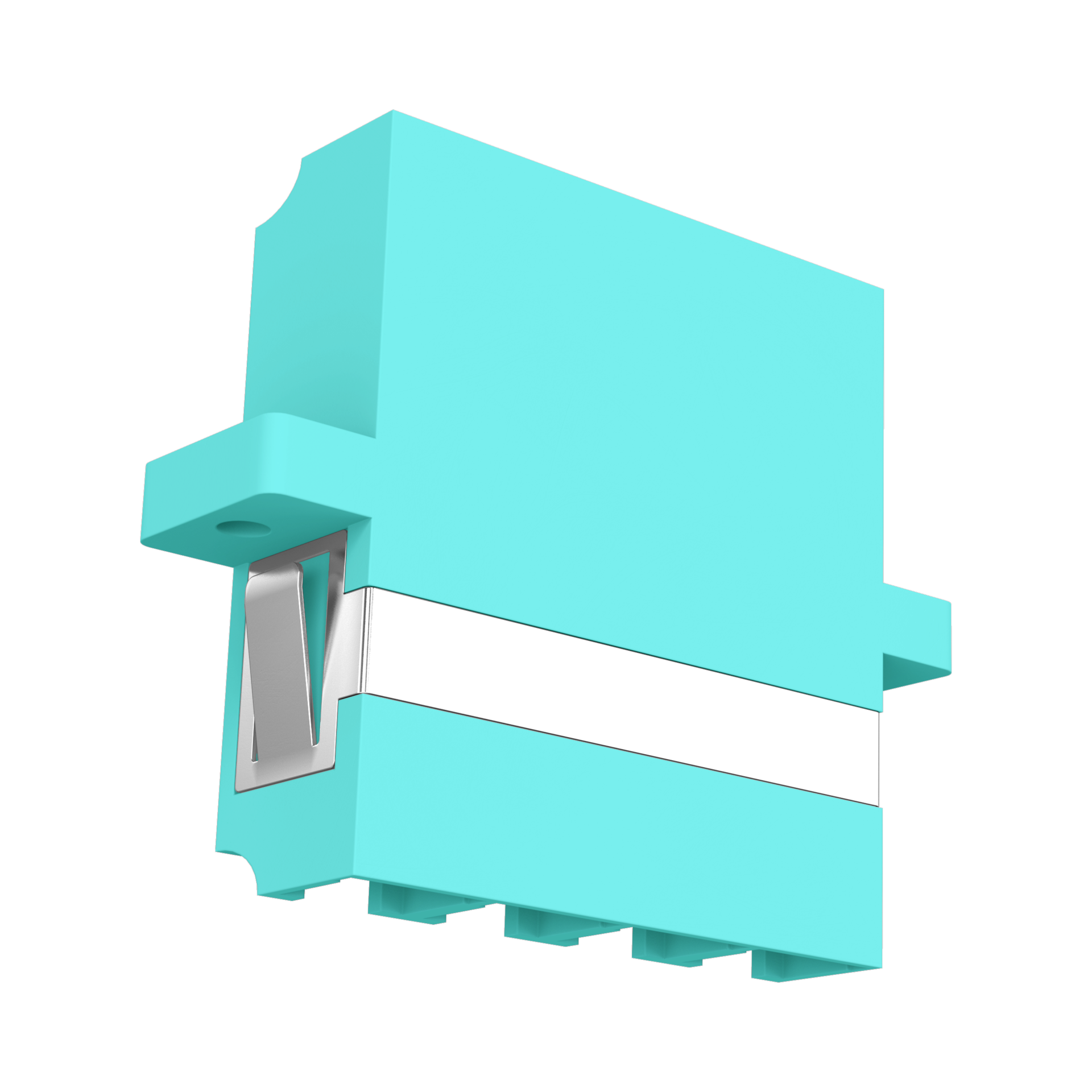 Adapter  LC Quad OM3 aqua 