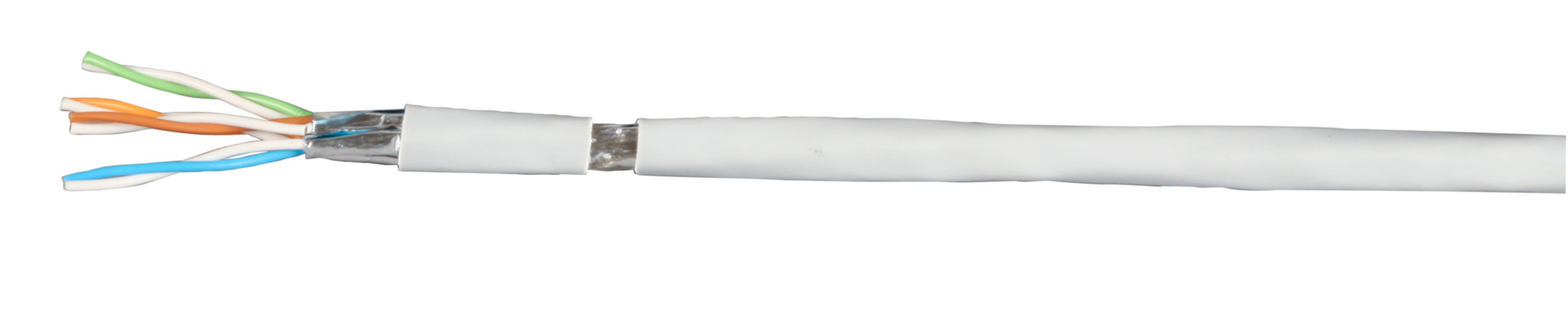 Patch cable Cat.7 PiMF UC900MHz SS27 4P, FRNC-B, grey
