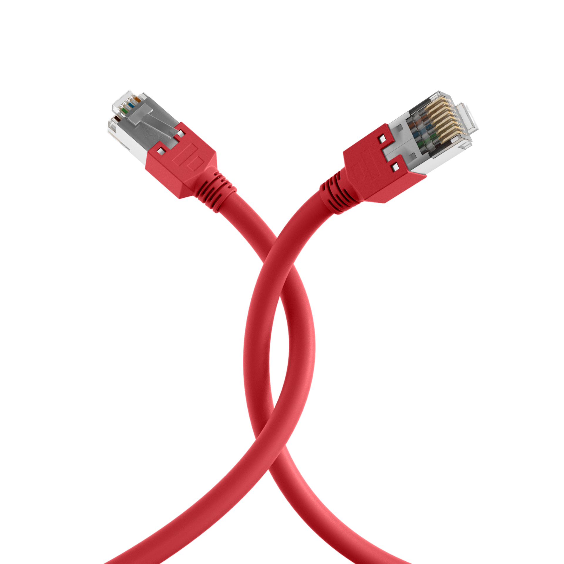 RJ45 Patch Cord Cat.5e SF/UTP LSZHDraka UC300 TM11 crossed red 10m