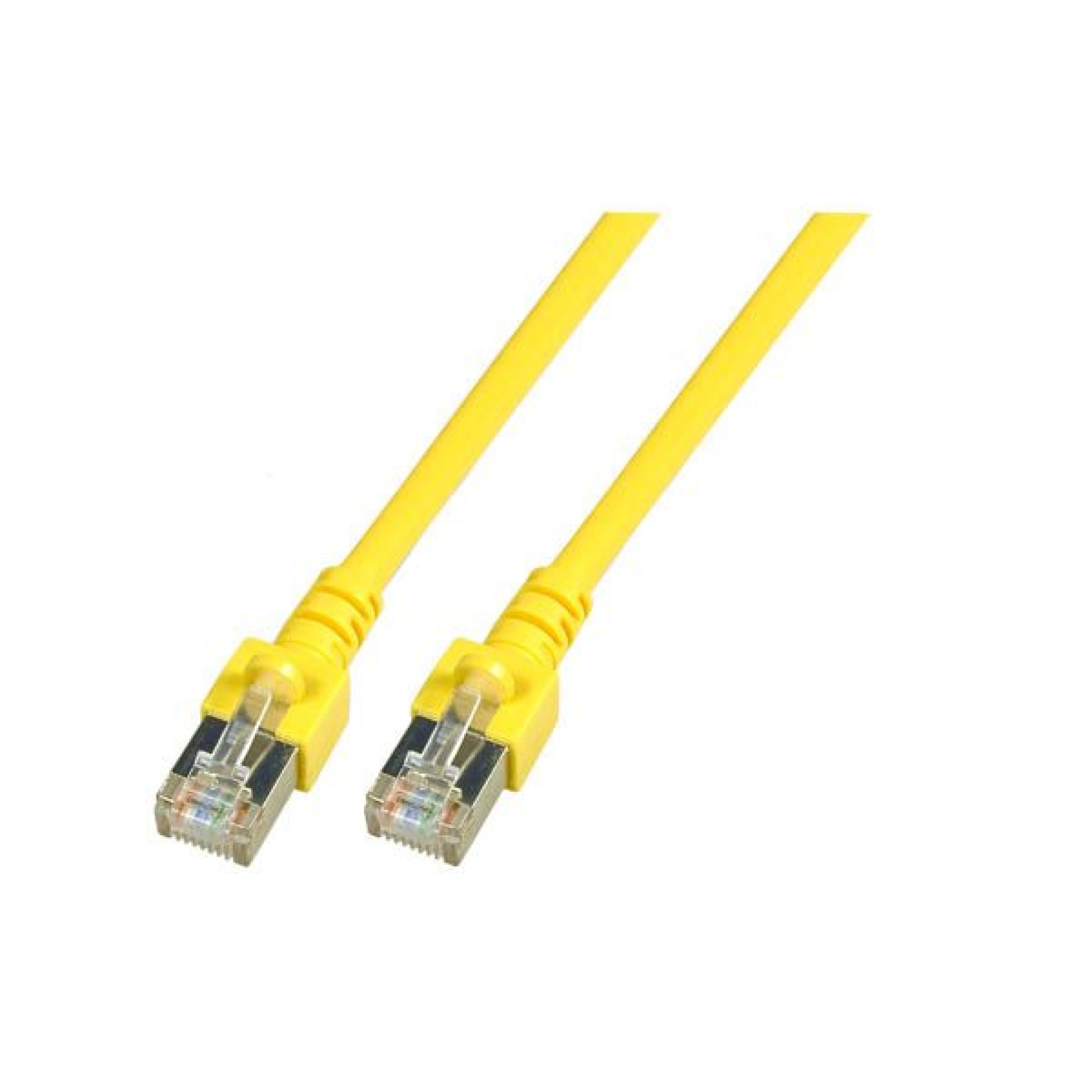 RJ45 Patch cable SF/UTP, Cat.5e, PVC, CCA, 1m, yellow