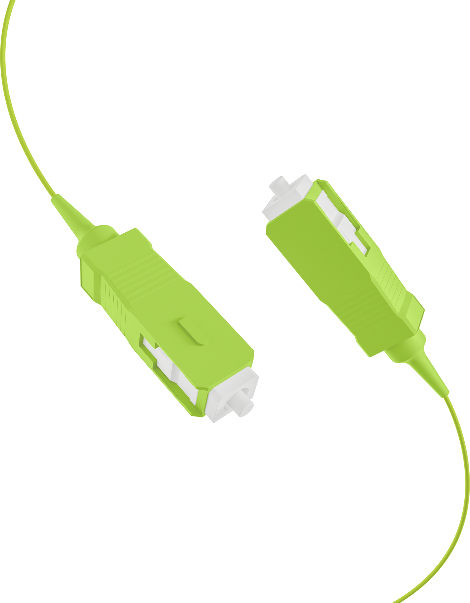 Fiber Pigtail SC OM5 -Lime green 2m - 1 piece