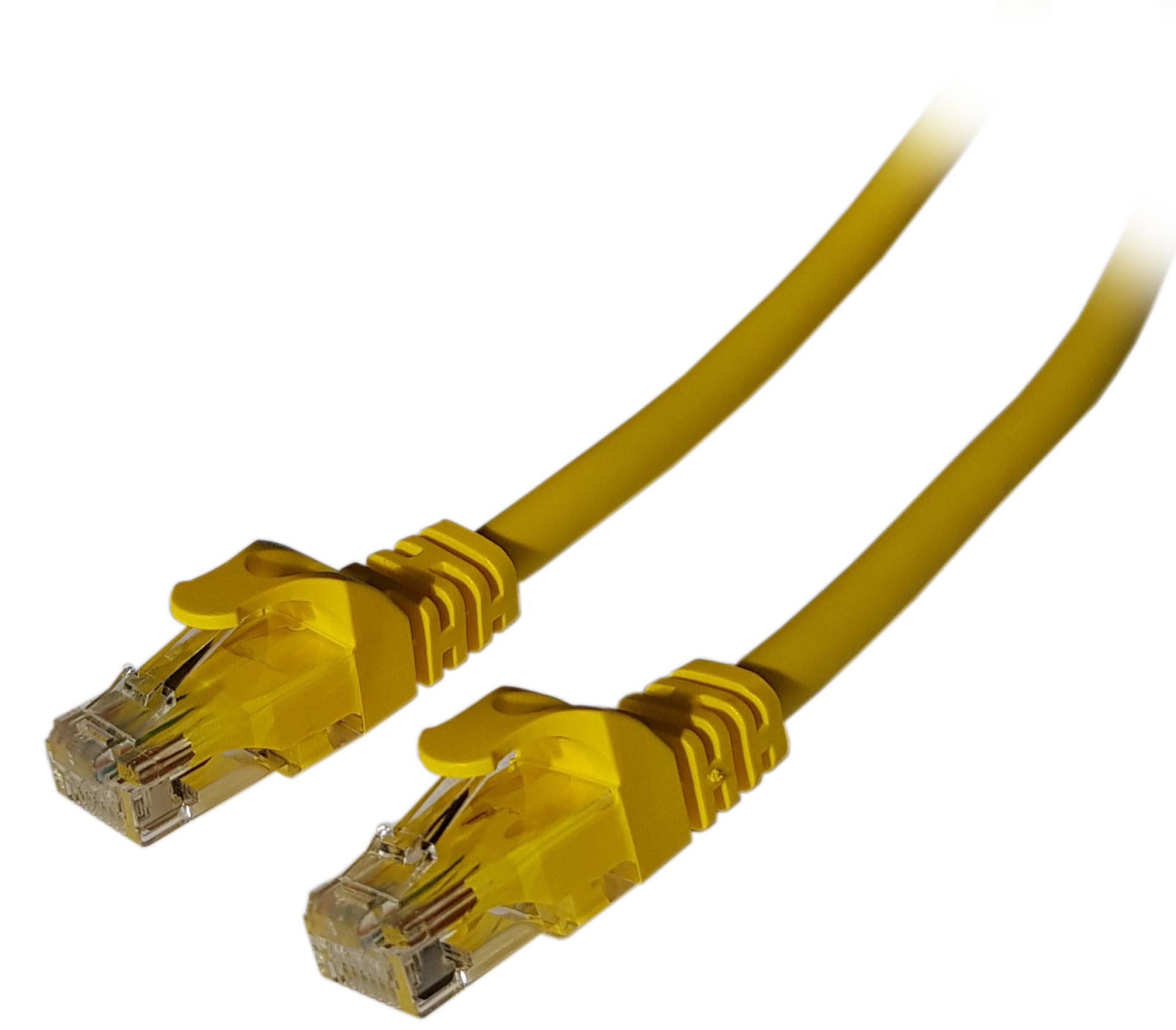 RJ45 Patchcable U/UTP, Cat.6A 1.5m, yellow, LSZH  OD=6,2mm