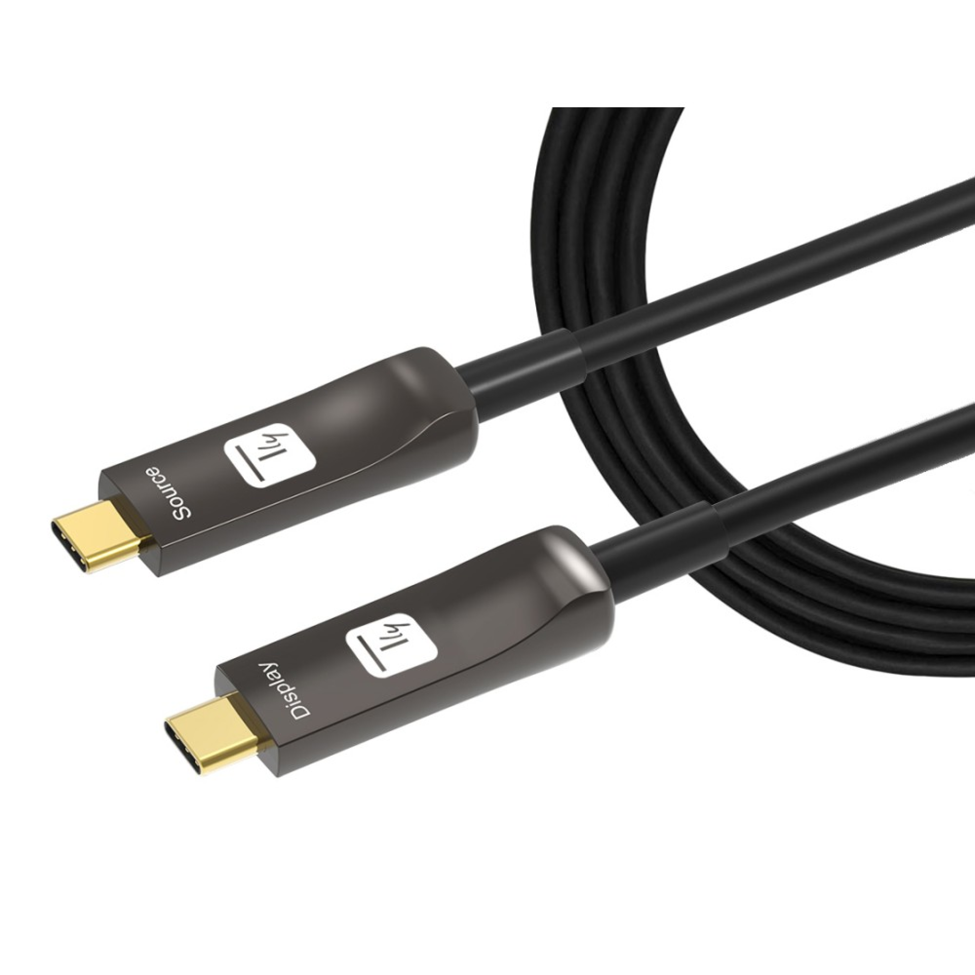 Techly Aktiv USB-C AOC fiber optic cable 4k, 30m