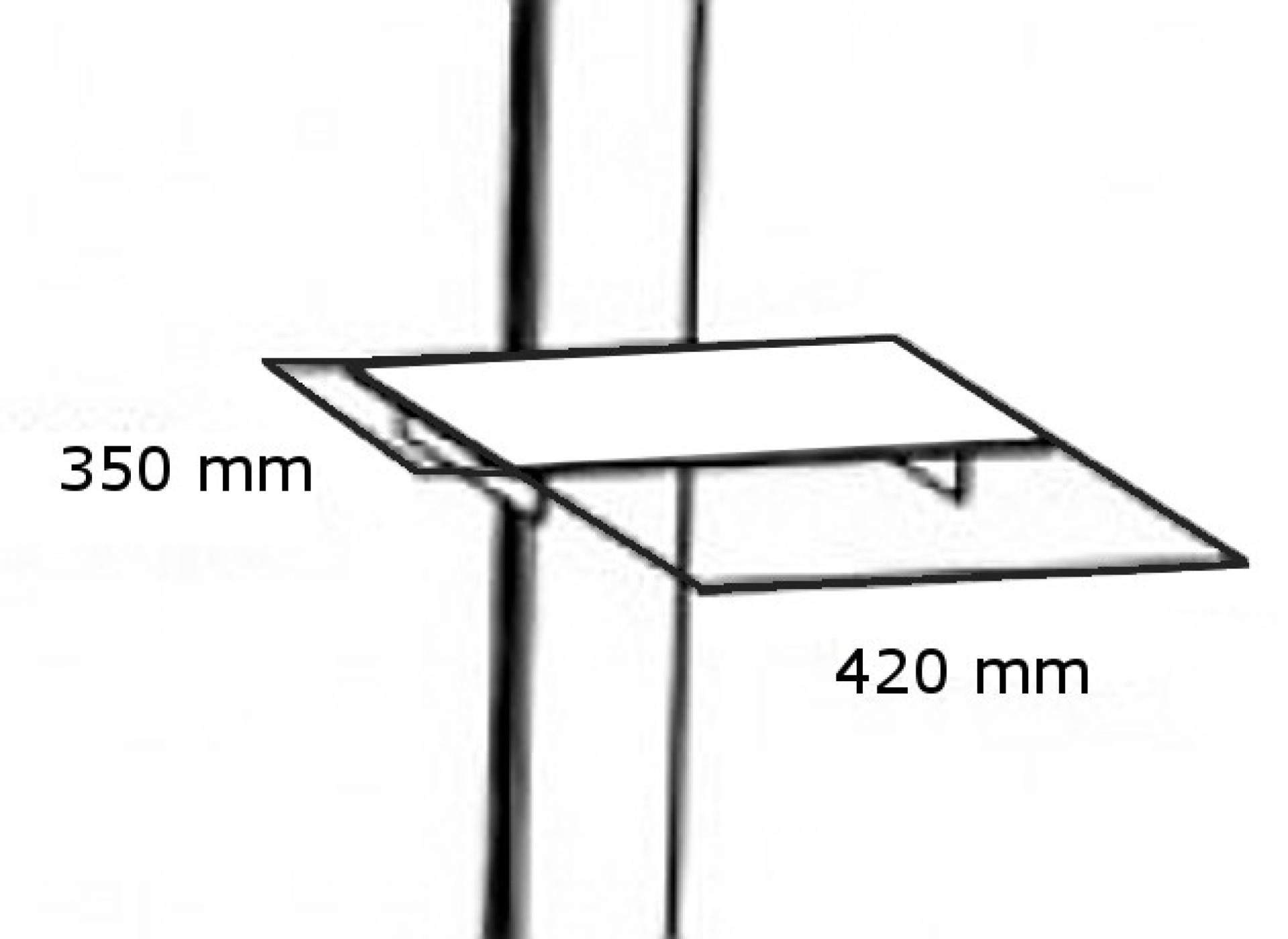 Additional shelf for ICA-TR3SH trolley