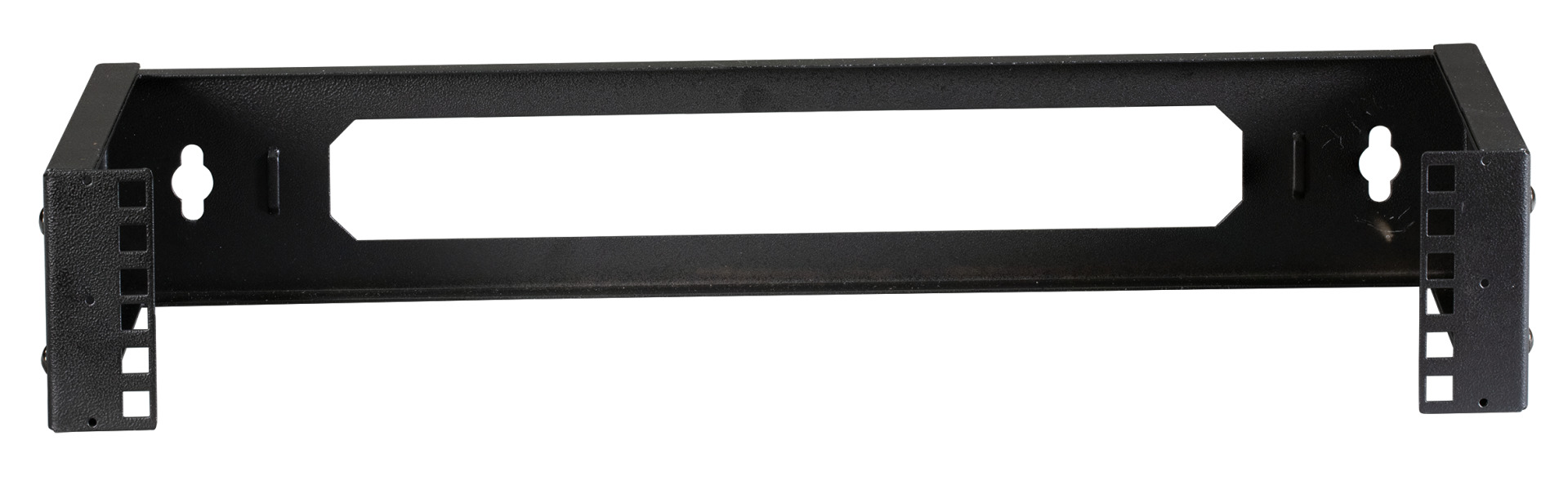 19" 2U Wall Bracket, Depth-Adj., RAL7035