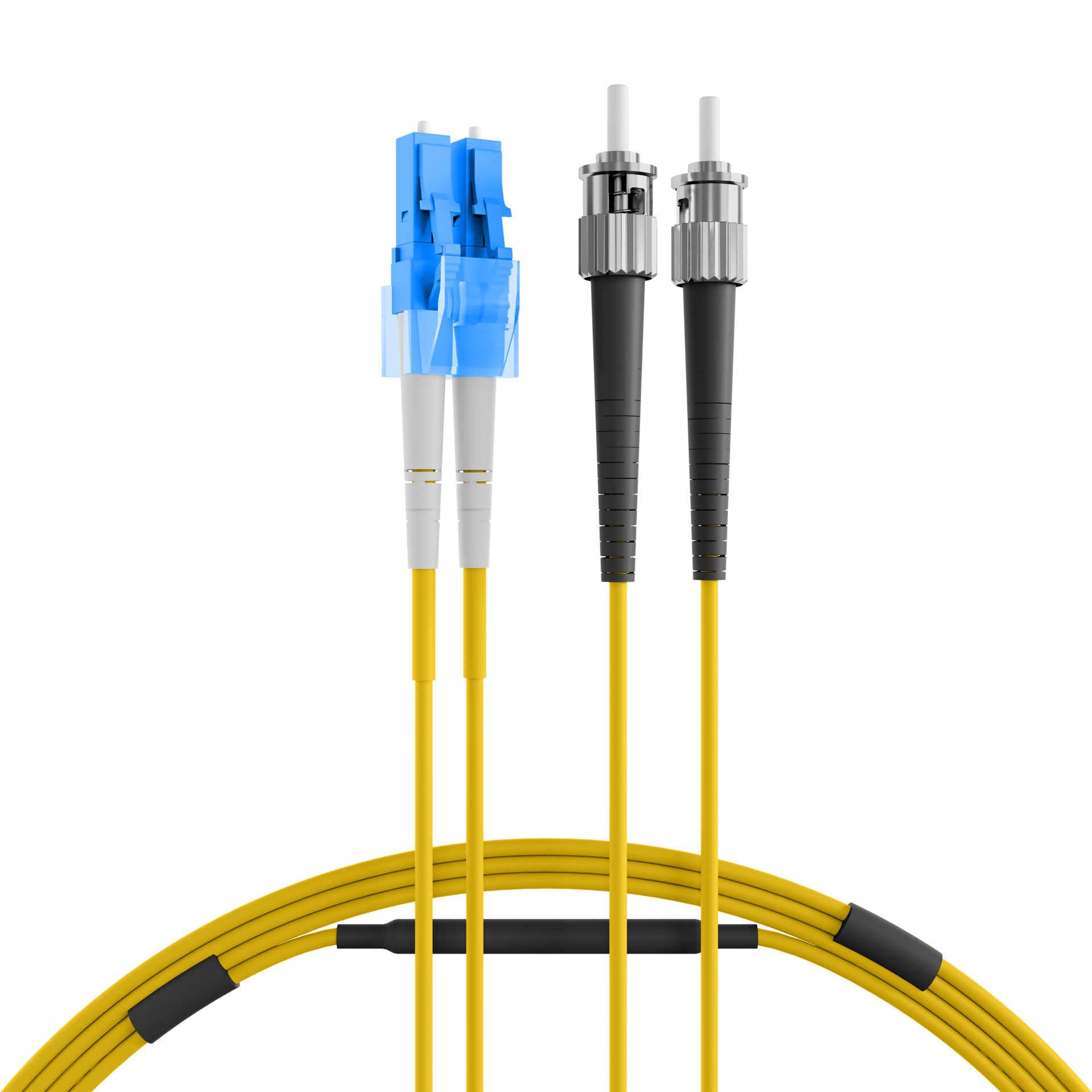 Mode Conditioning cable ST Duplex onto LC 62,5/125µ + LC 9/125µ,3m
