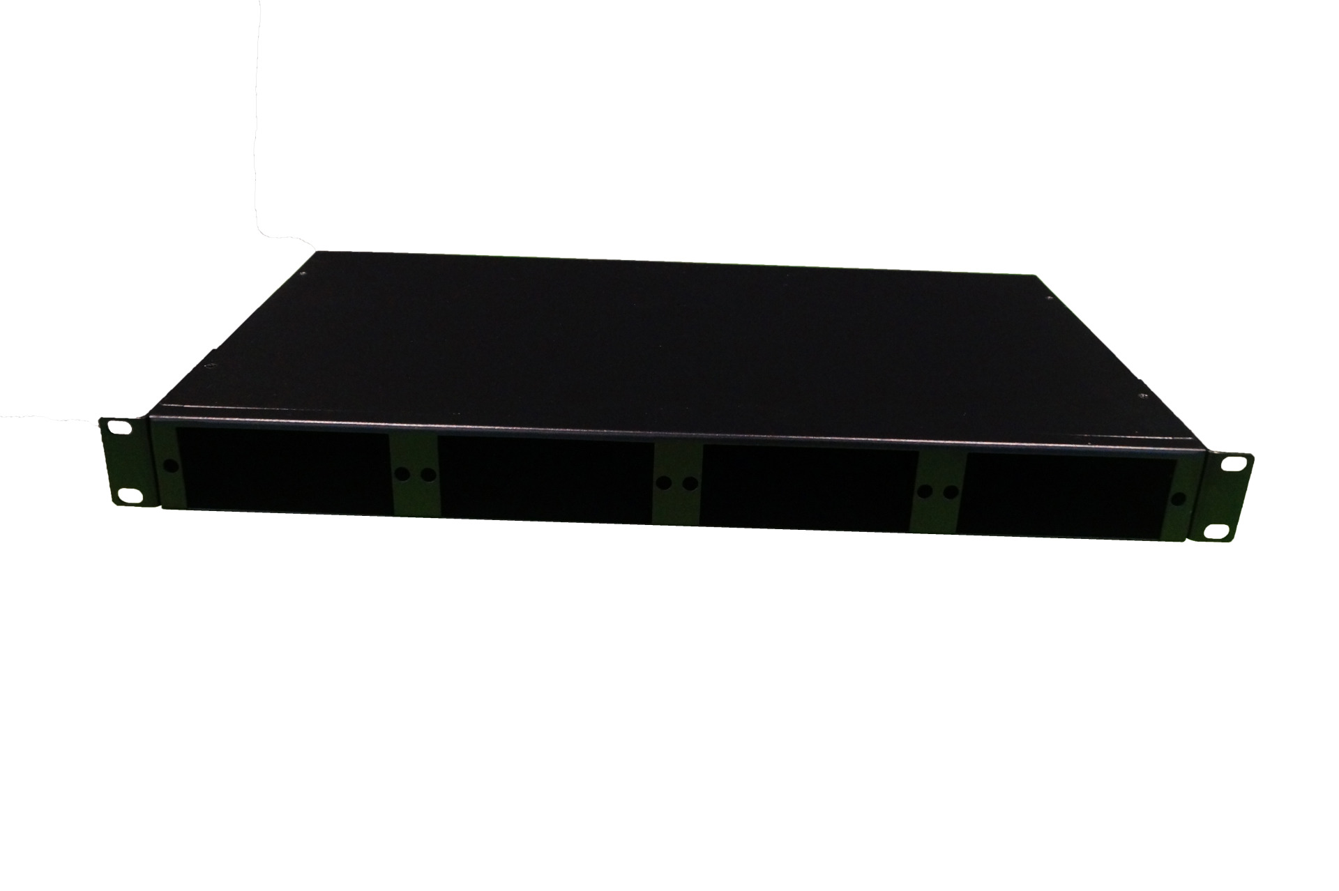 Patch Panel 19" for 4 x MTP Cassette Black