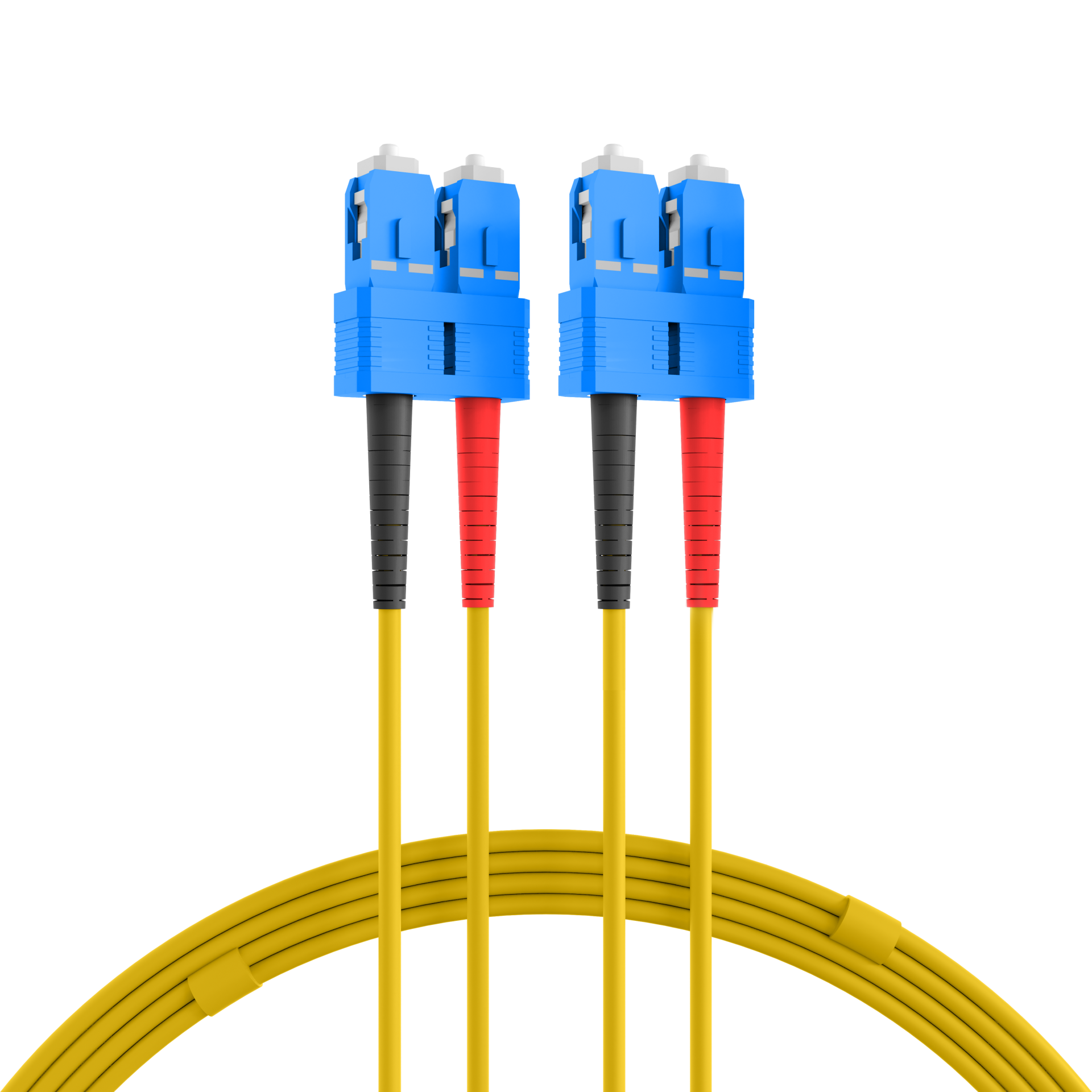 Duplex Patchcable SC-SC OS2 G652D 1m LSZH 3mm yellow