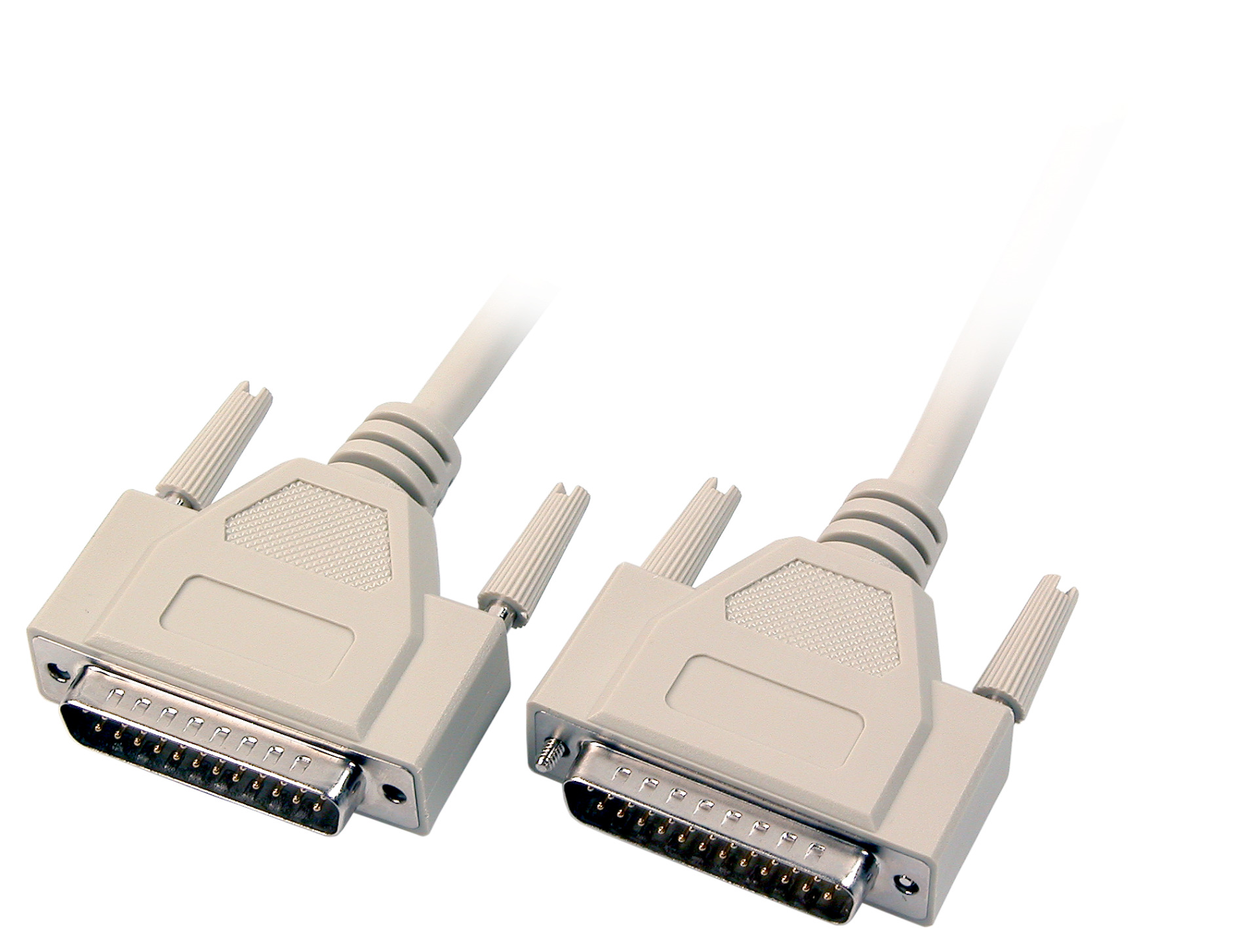 Datacable serial 1:1, 2x DSub 25, M-M, 3,0m, beige