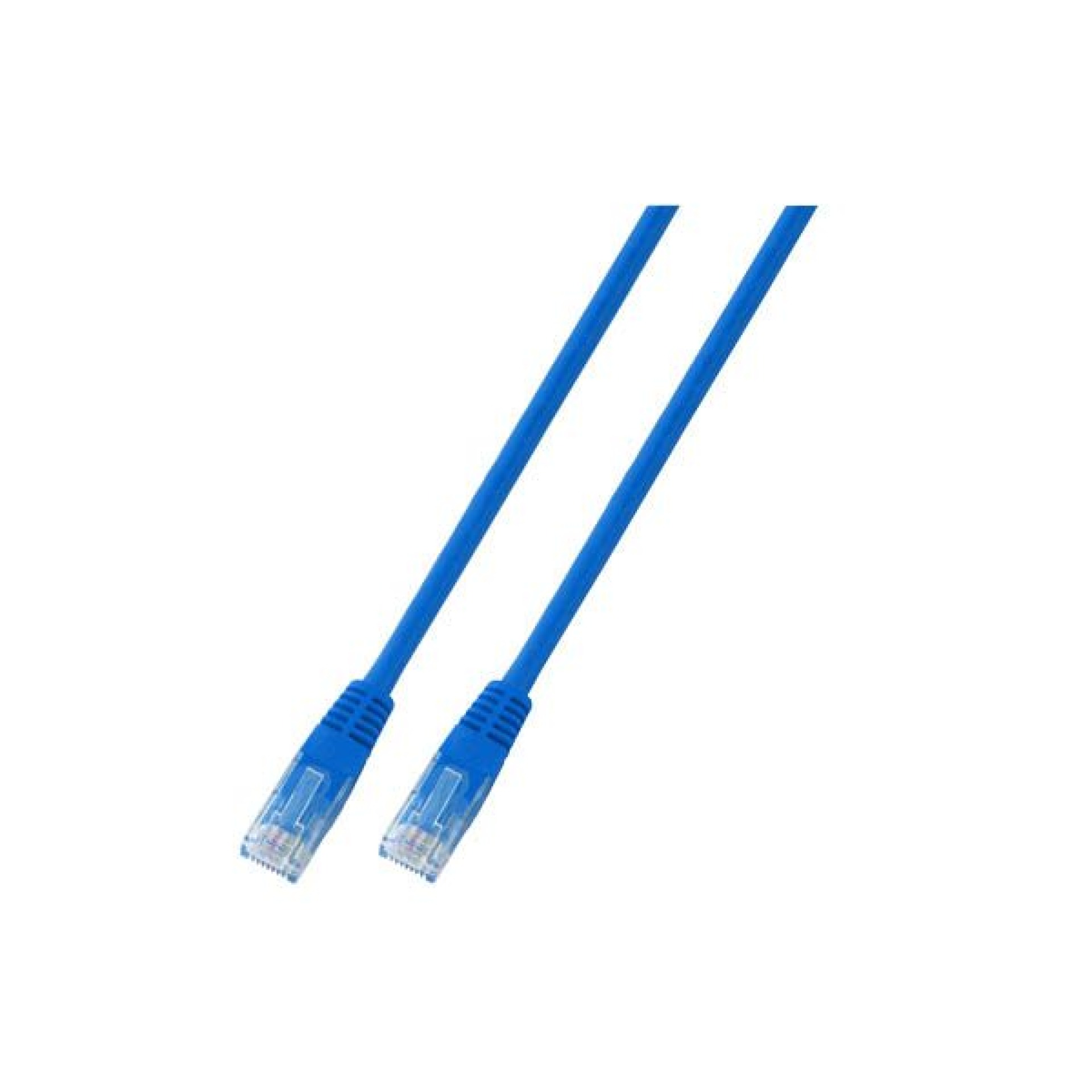 RJ45 Patch cable U/UTP, Cat.6, PVC, CCA, 1m, blue