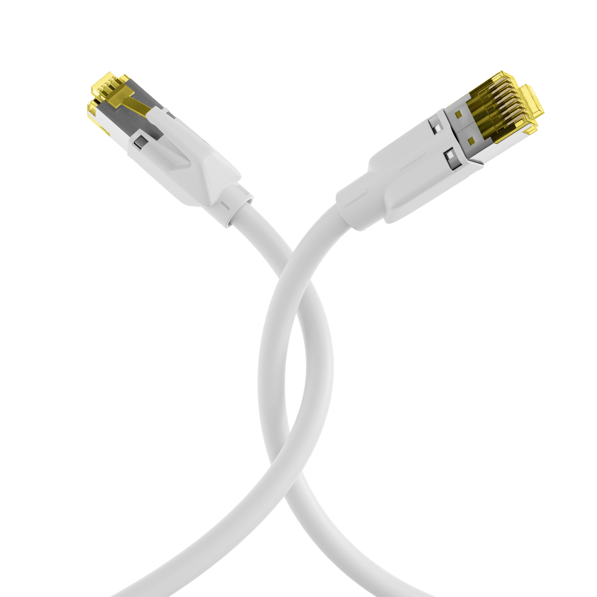 RJ45 Patch Cord Cat.6A S/FTP LSZH Draka UC900 TM31 white 1m