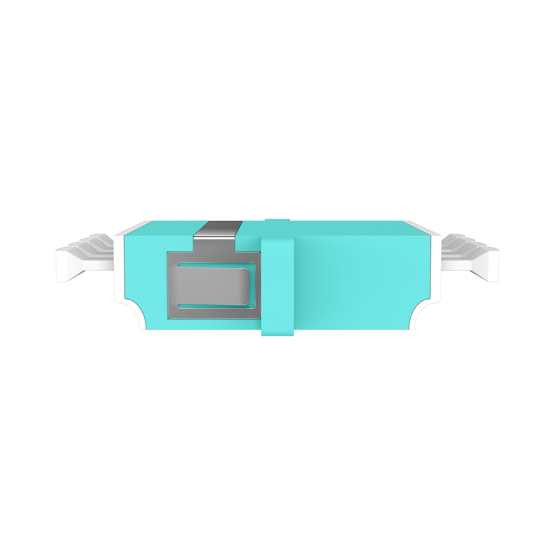 Adapter  LC Quad OM3 aqua 