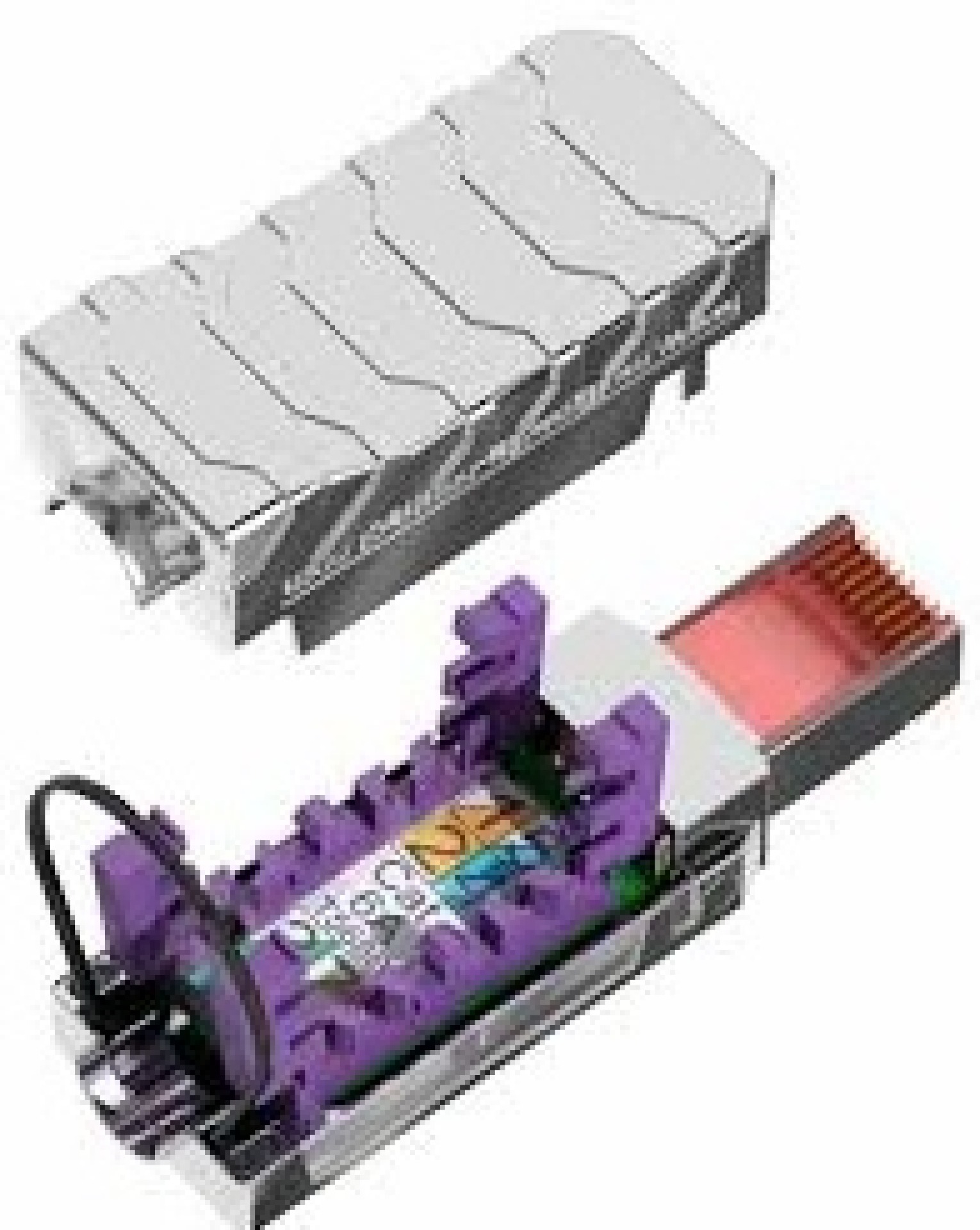 RJ45 connector Cat.6A shielded, Class Ea, field-assemblable