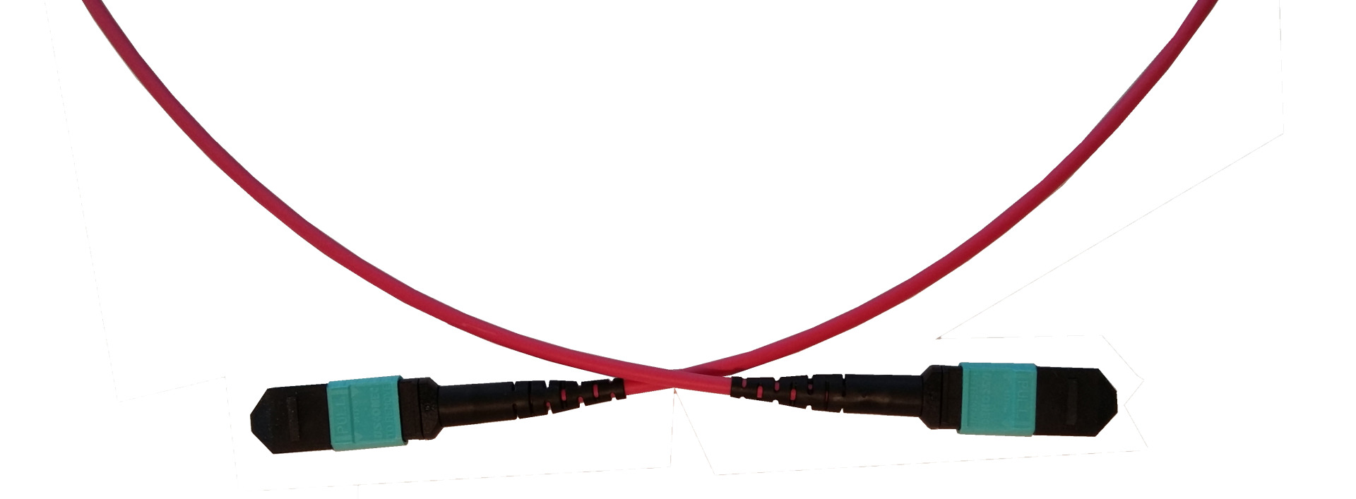 MTP/MPO Trunkcable OM4 12 fibers Type A LSZH magenta 5m