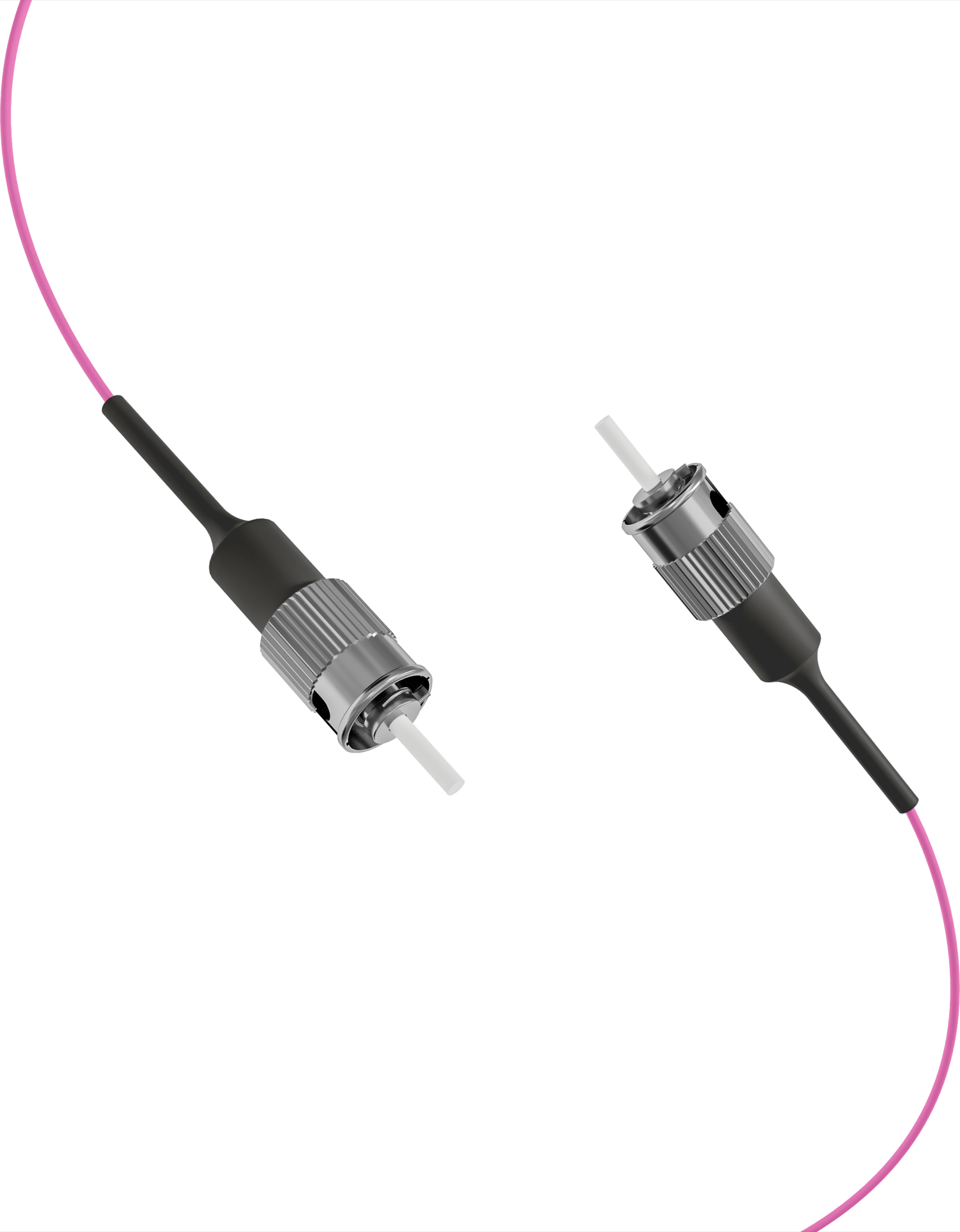 Fiber Pigtail ST OM4 -Heather violet 2m - 1 piece