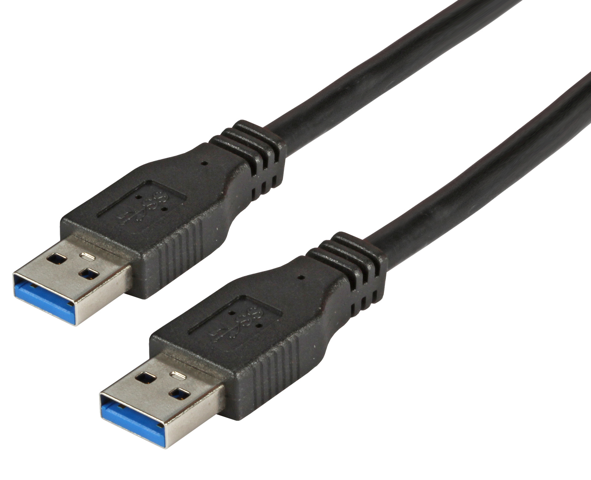 USB3.0 Connection Cable A-A, M-M, 1.0m, black, Premium