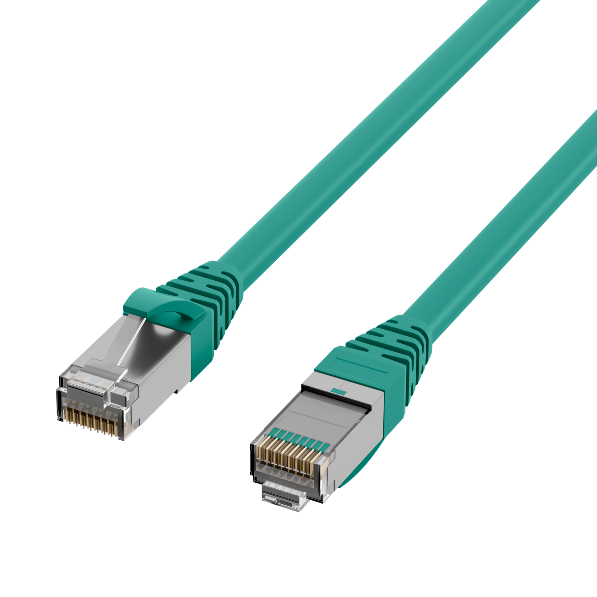 RJ45 Patch Cord Cat.5e SF/UTP PURRAL6018 green 1m