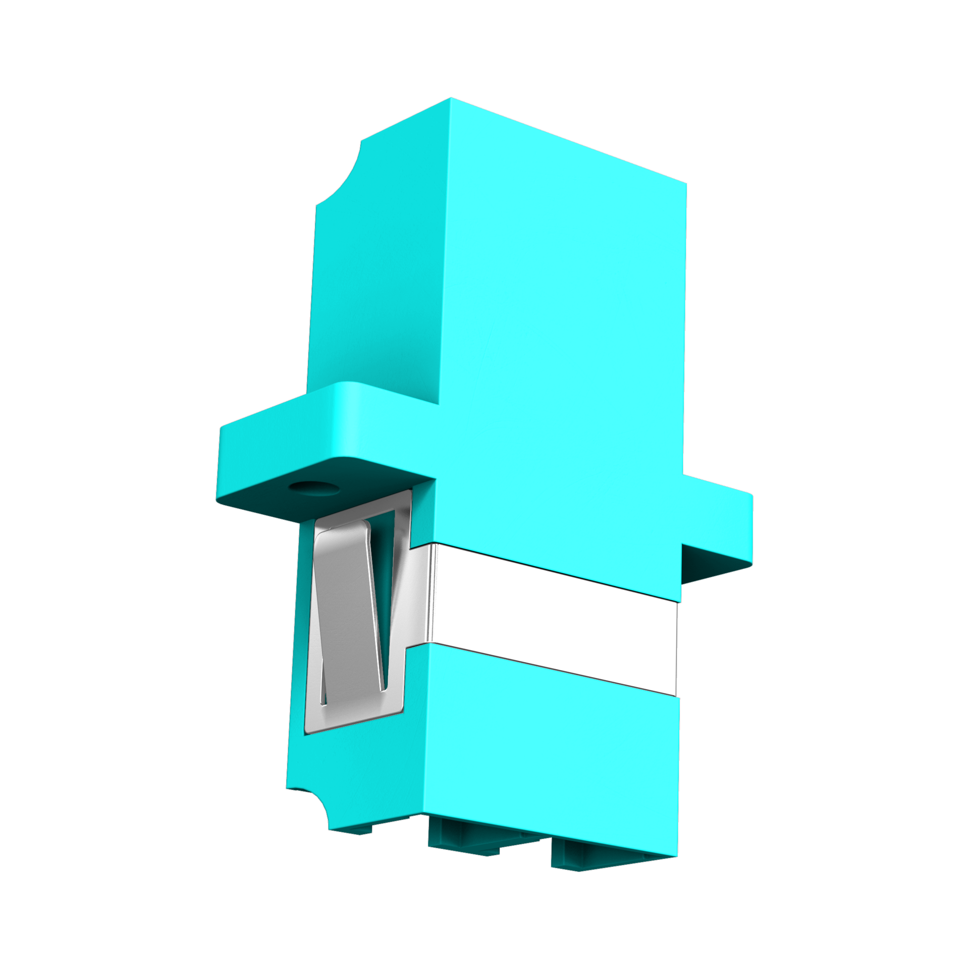 Adapter  LC Duplex OM3 aqua 