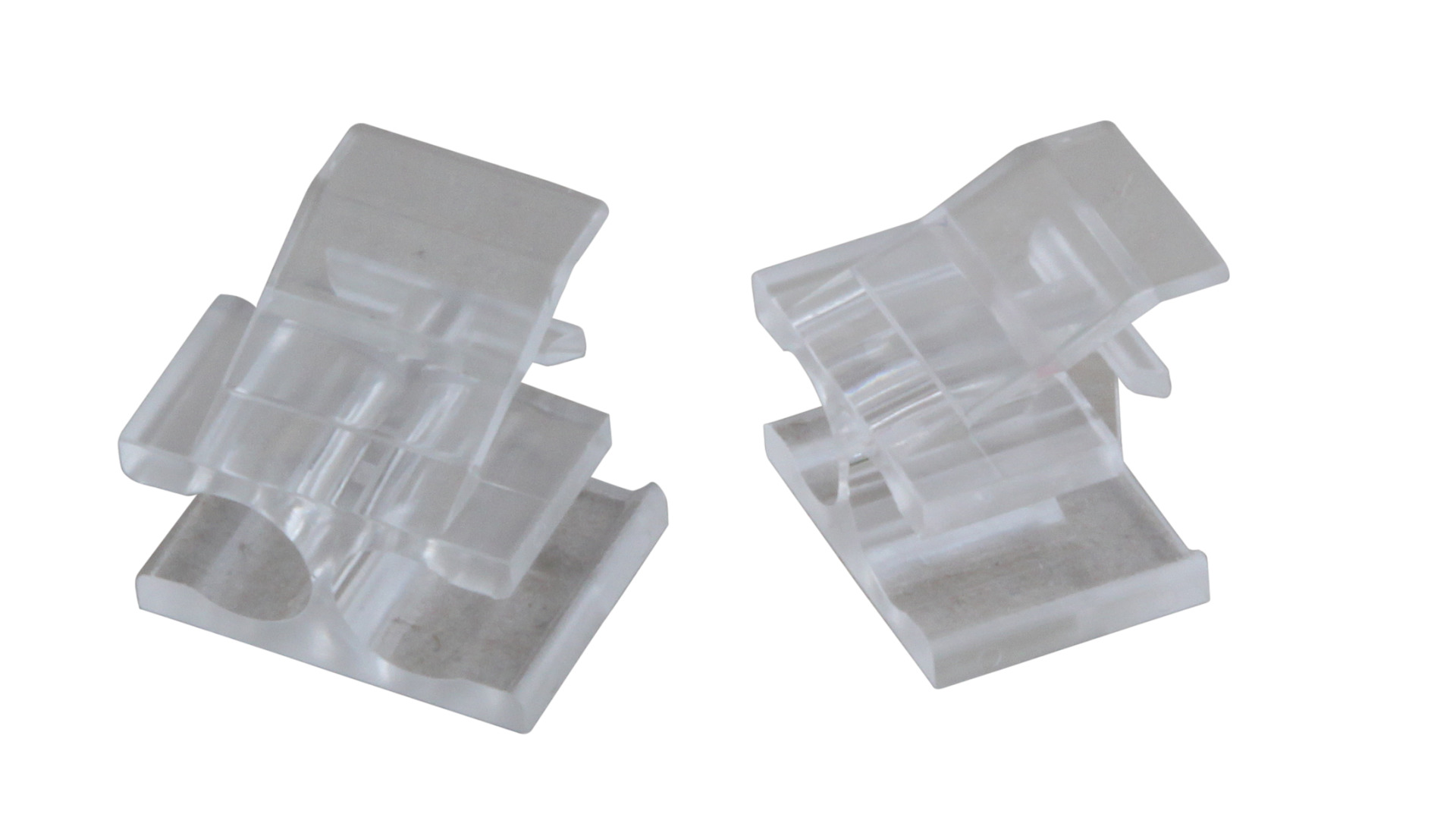 LC duplex clip, transparent