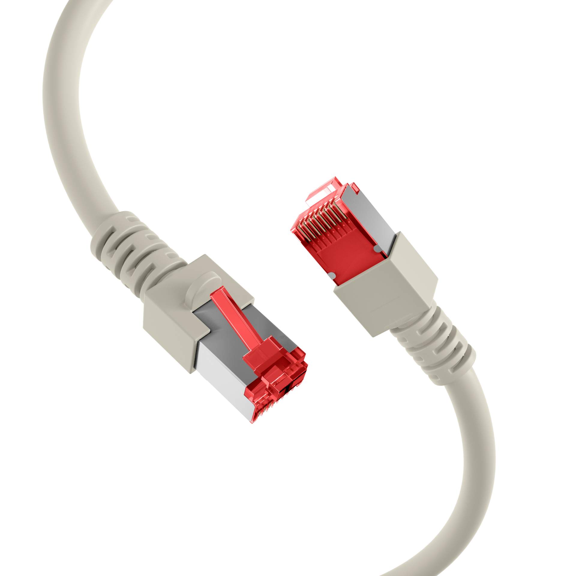 RJ45 Patch Cord Cat.6 S/FTP LSZH grey 20m