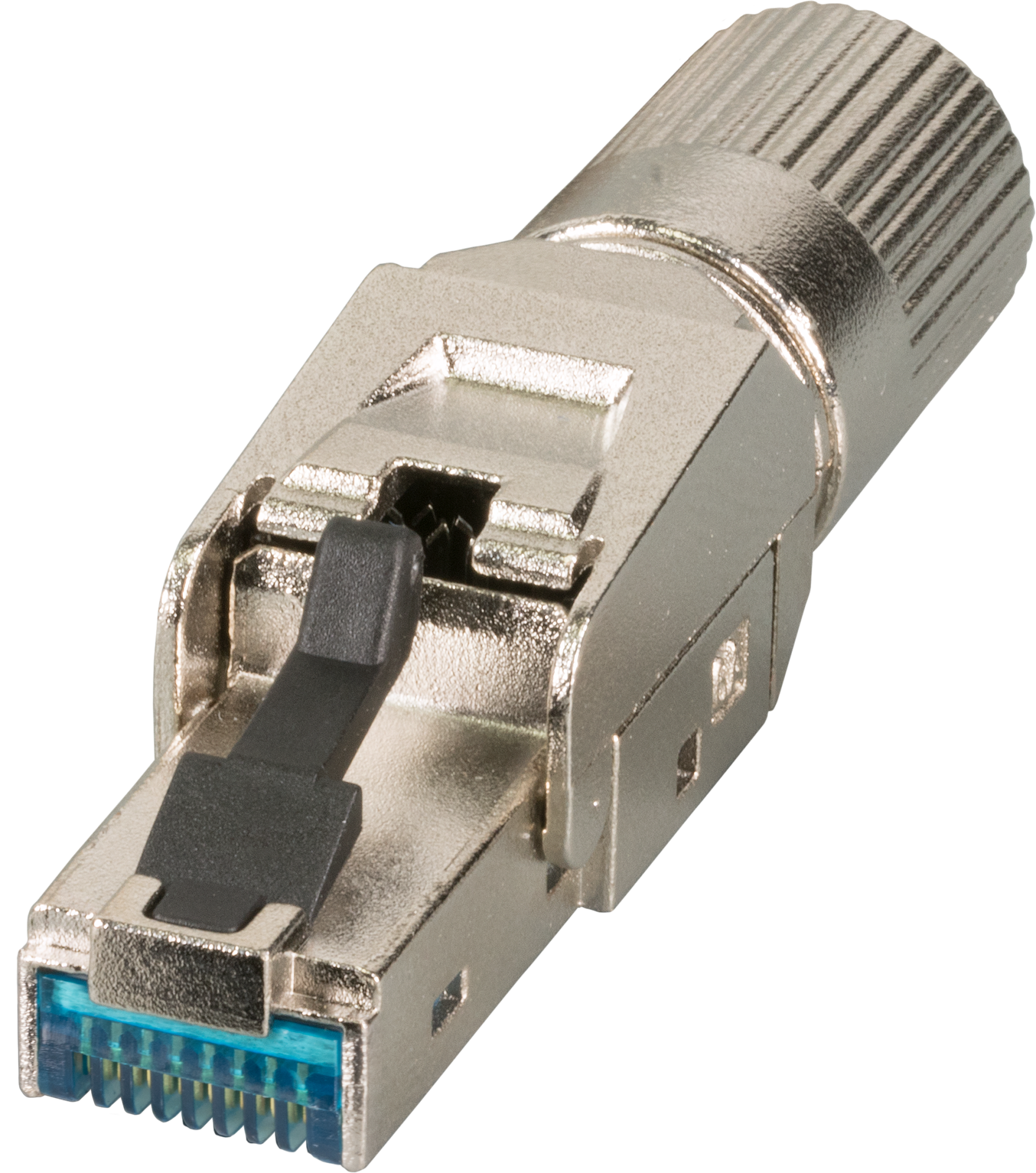RJ45 Premium plug STP, Cat.6A/ClassEA, Field-plug, full metal RJ45 Premium plug STP, Cat.6A/ClassEA, Field-plug, full metal