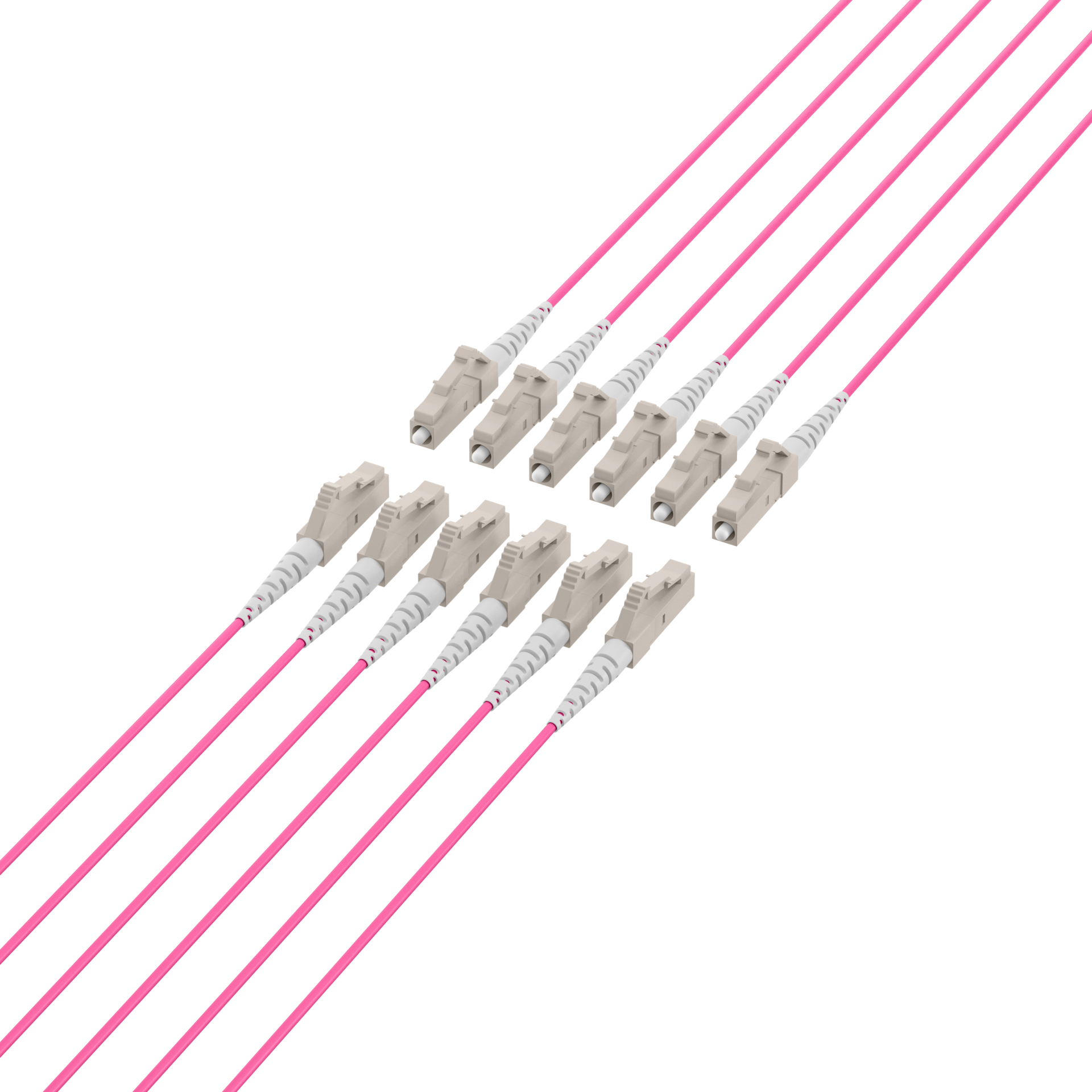 Trunkcable U-DQ(ZN)BH OM4 12G (1x12) LC-LC,200m Dca LSZH