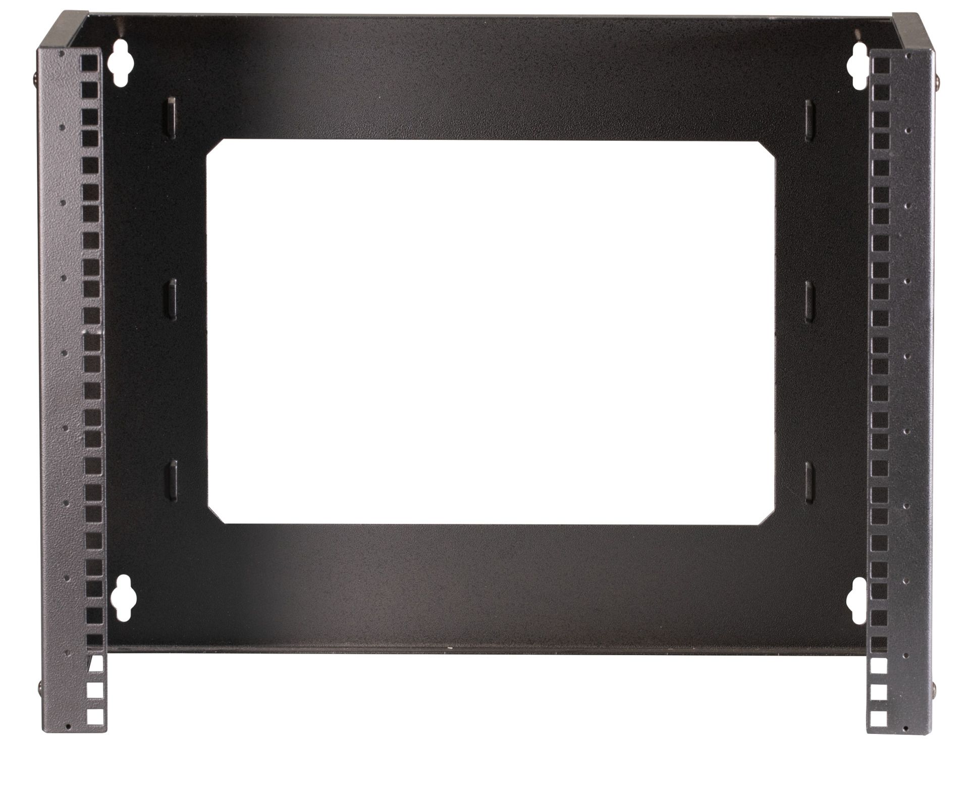 19" 9U Wall Bracket, Depth-Adj., RAL7035