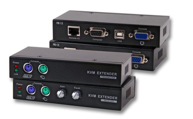 KVM Extender-Set PS/2-USB via Cat.5/6/7 100m