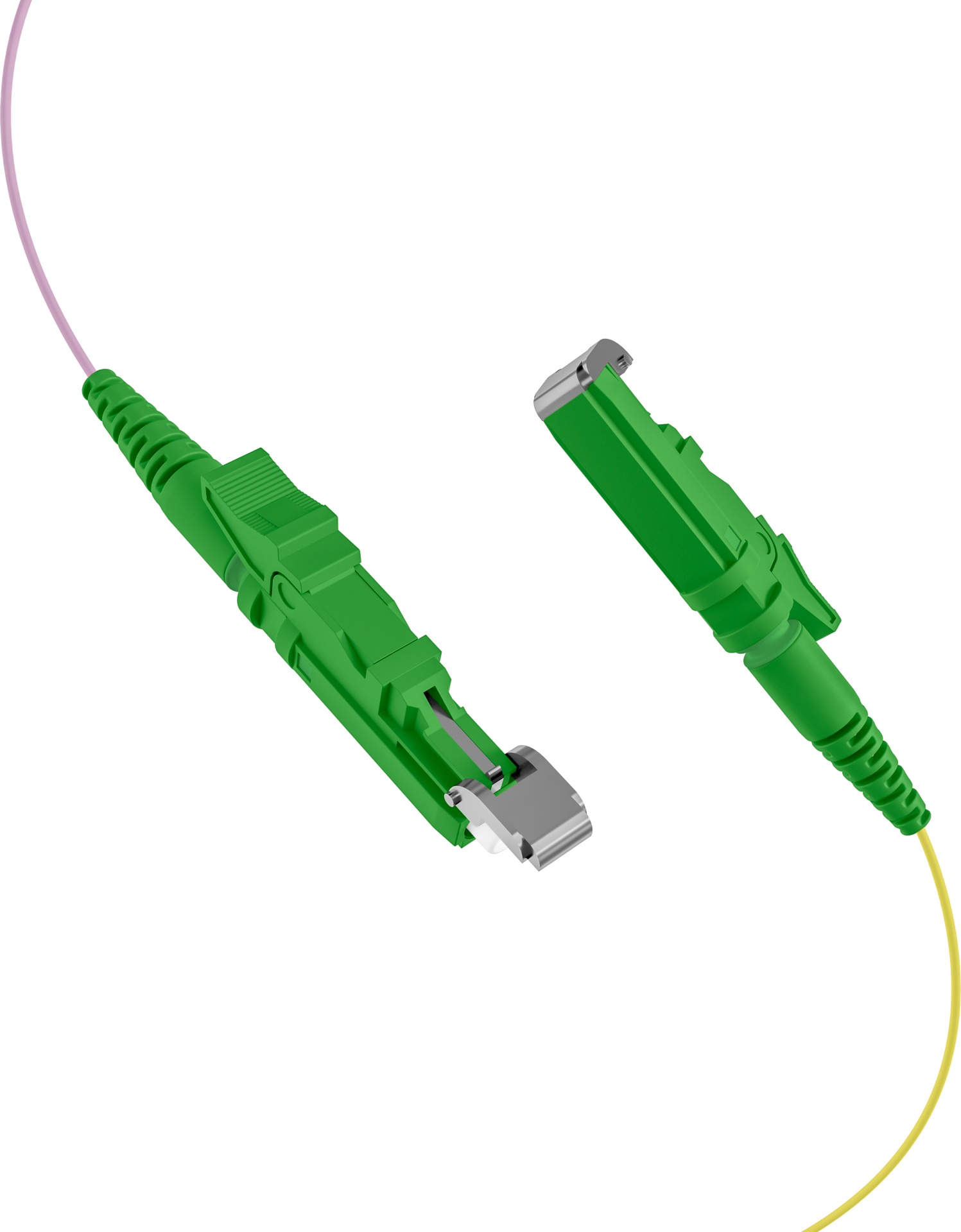 Fiber Pigtail E2000®/APC OS2 G652D-colored set 2m - 12 pieces