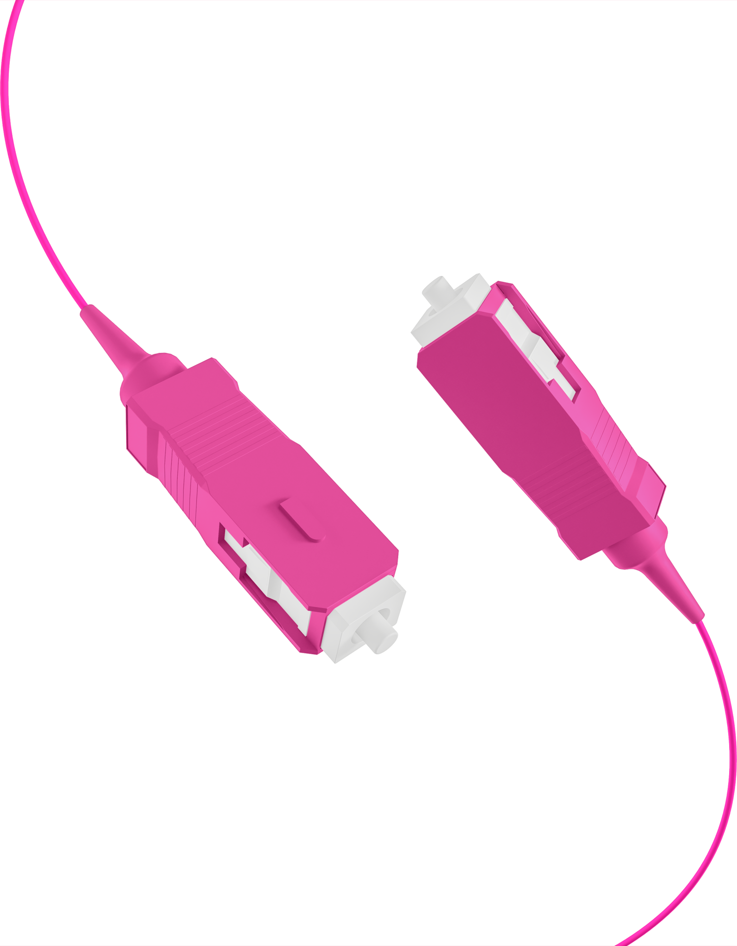Fiber Pigtail SC OM4 -Heather violet 2m - 1 piece