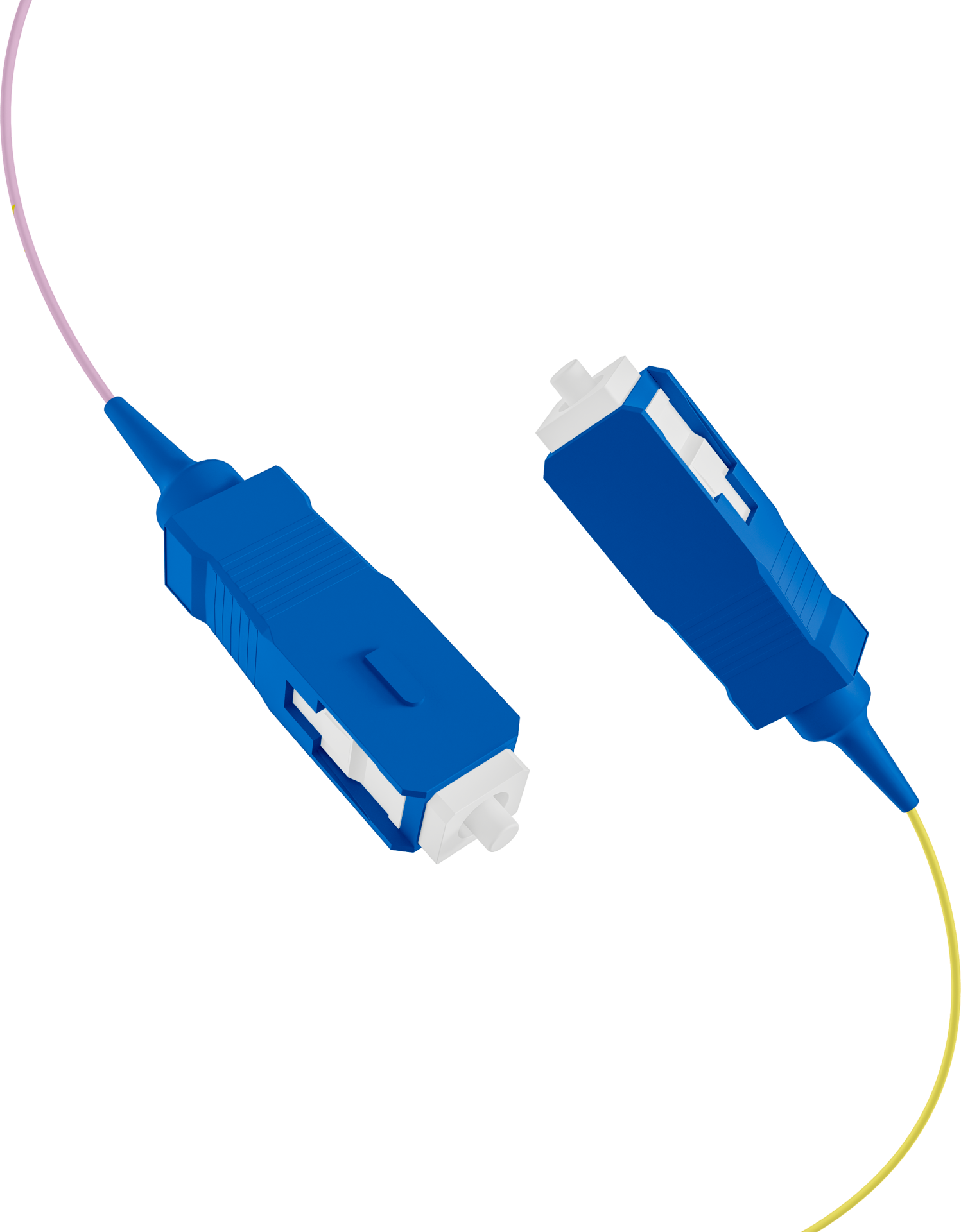 Fiber Pigtail SC OS2 G652D-colored set 2m - 12 pieces