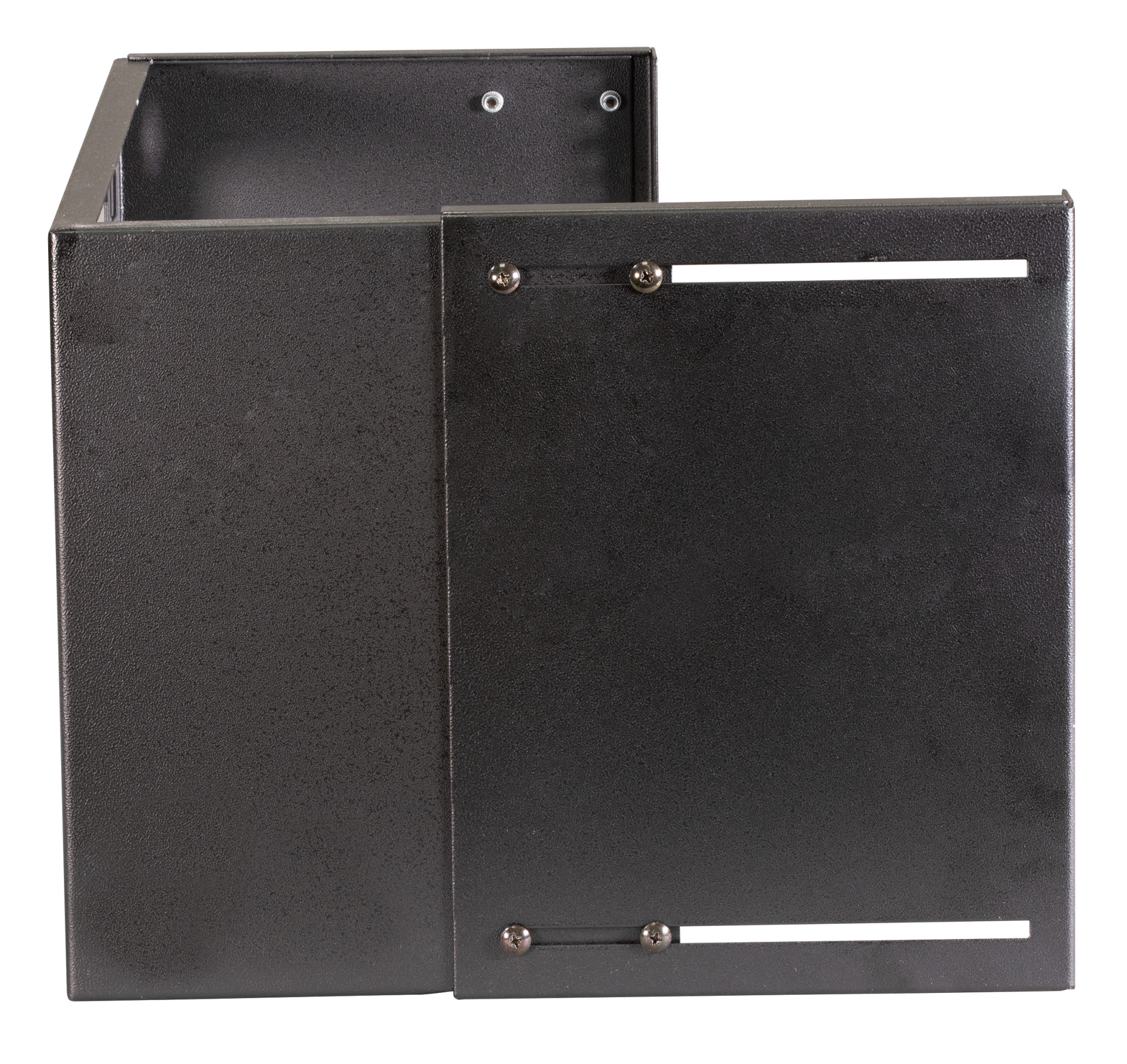 19" 6U Wall Bracket, Depth-Adj., RAL7035