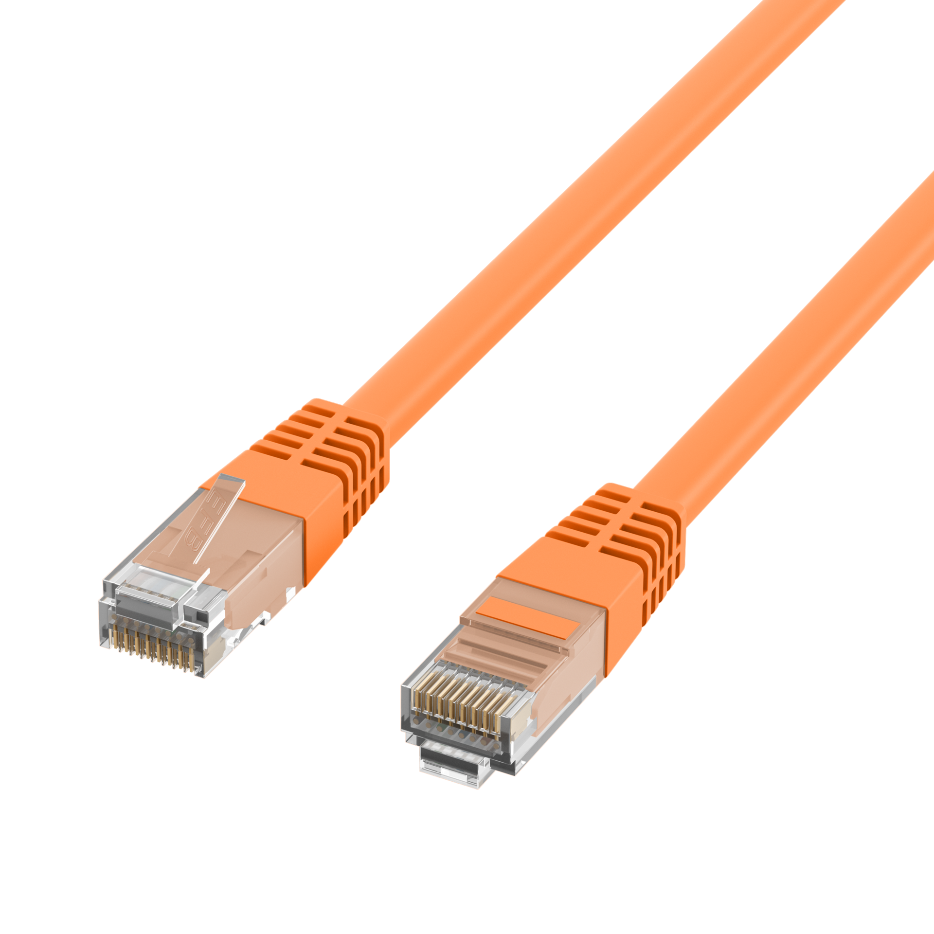 RJ45 Patchkabel Cat.6 U/UTP PVC CCA orange