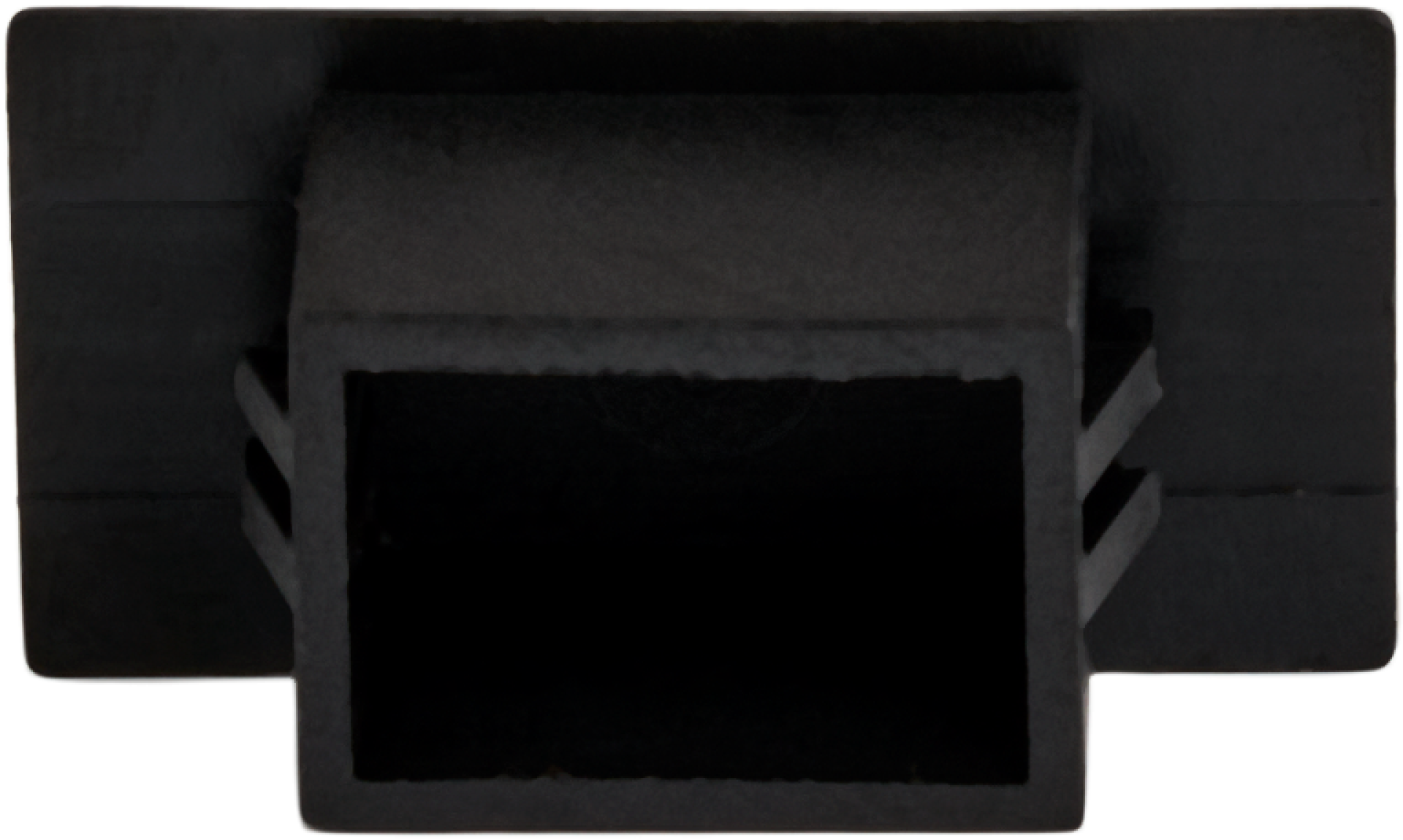 Dust cover plastic black for E2000®/SC simplex/LC-Duplex, PU 100