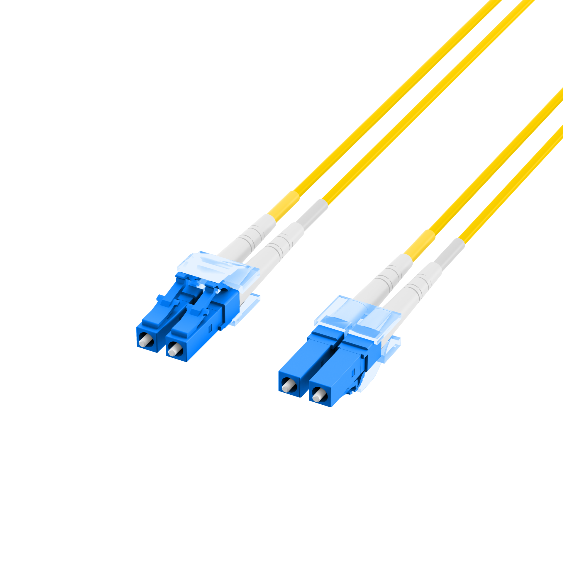 Duplex Patchcable LC-LC OS2 G652D 15m LSZH 2mm yellow