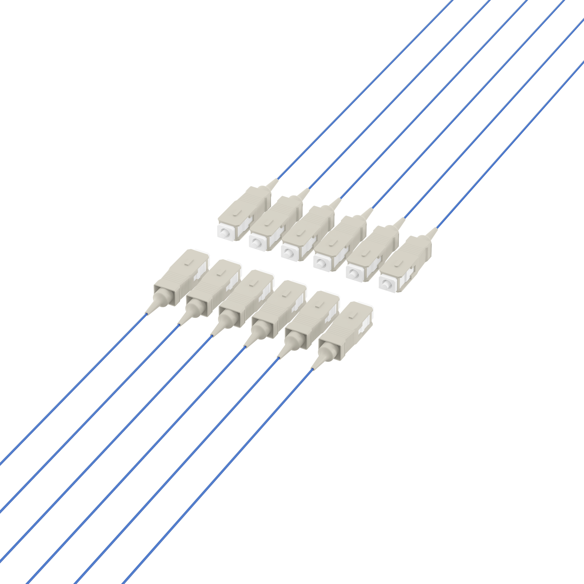Fiber Pigtail SC OM1 -Blue 2m - 1 piece