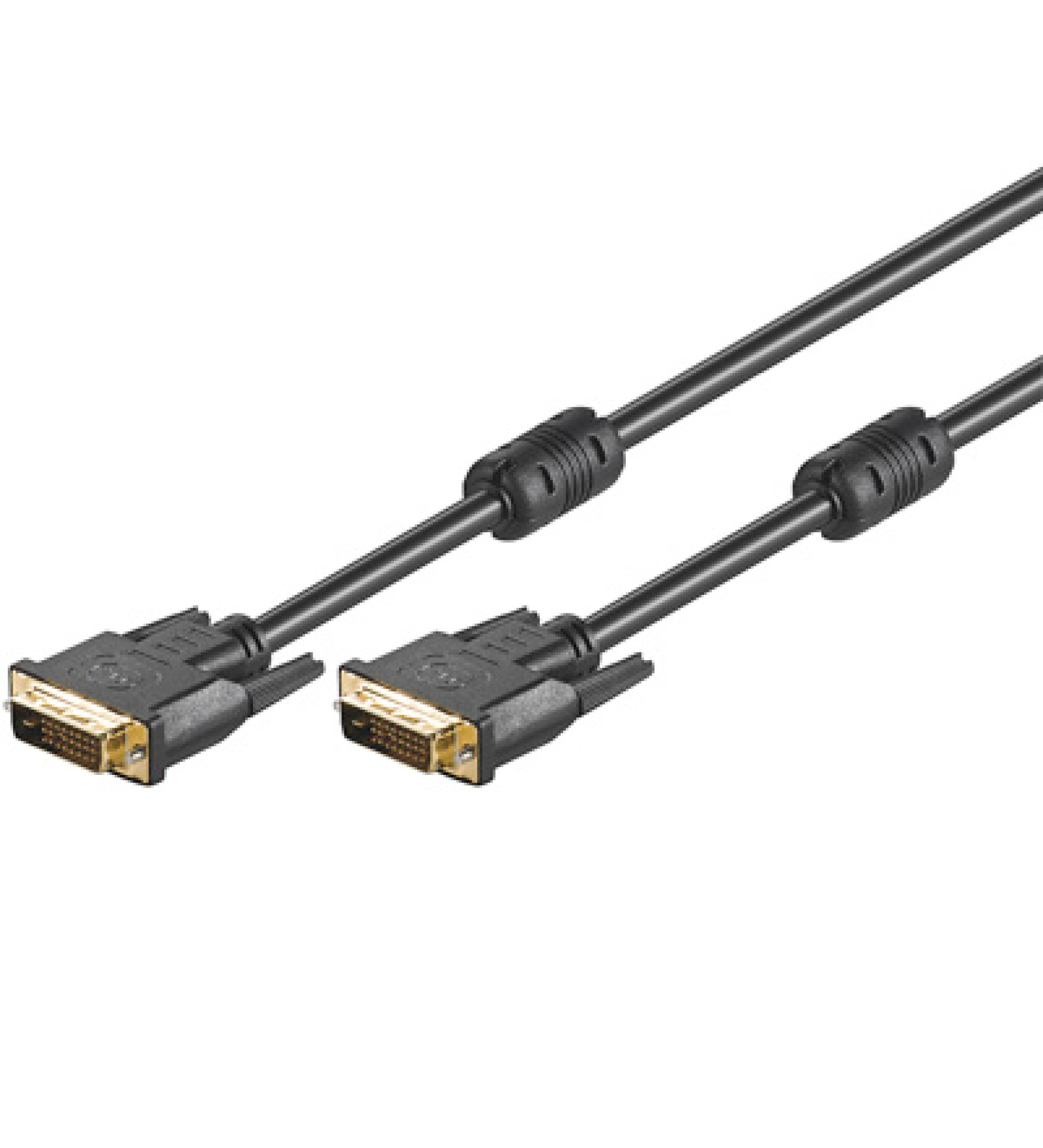 DVI-D Dual-Link Connecting cable M / M, with ferrite 5 m