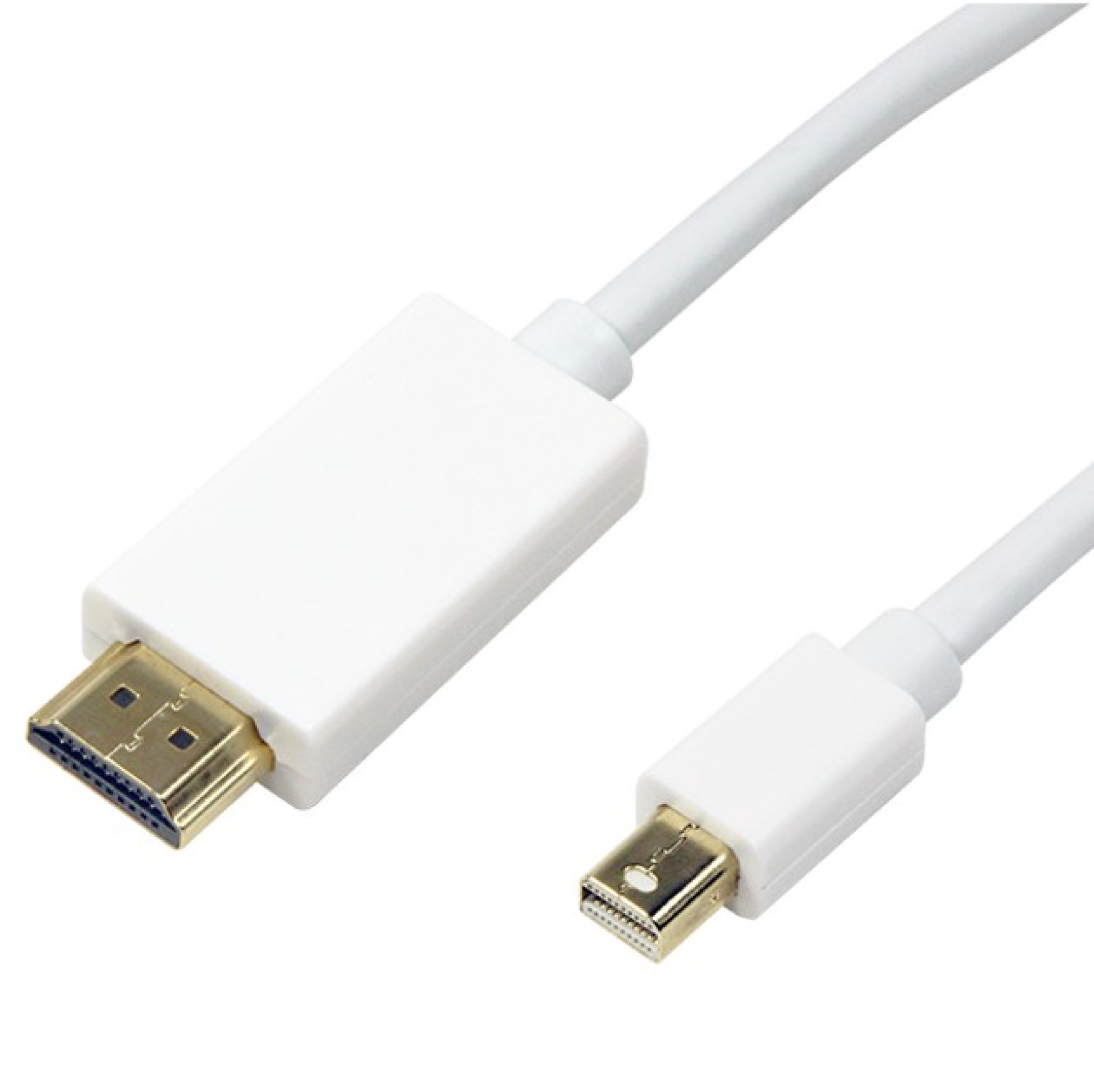 Mini-DisplayPort (Thunderbolt) Connection Cable to HDMI, M-M, white, 2m