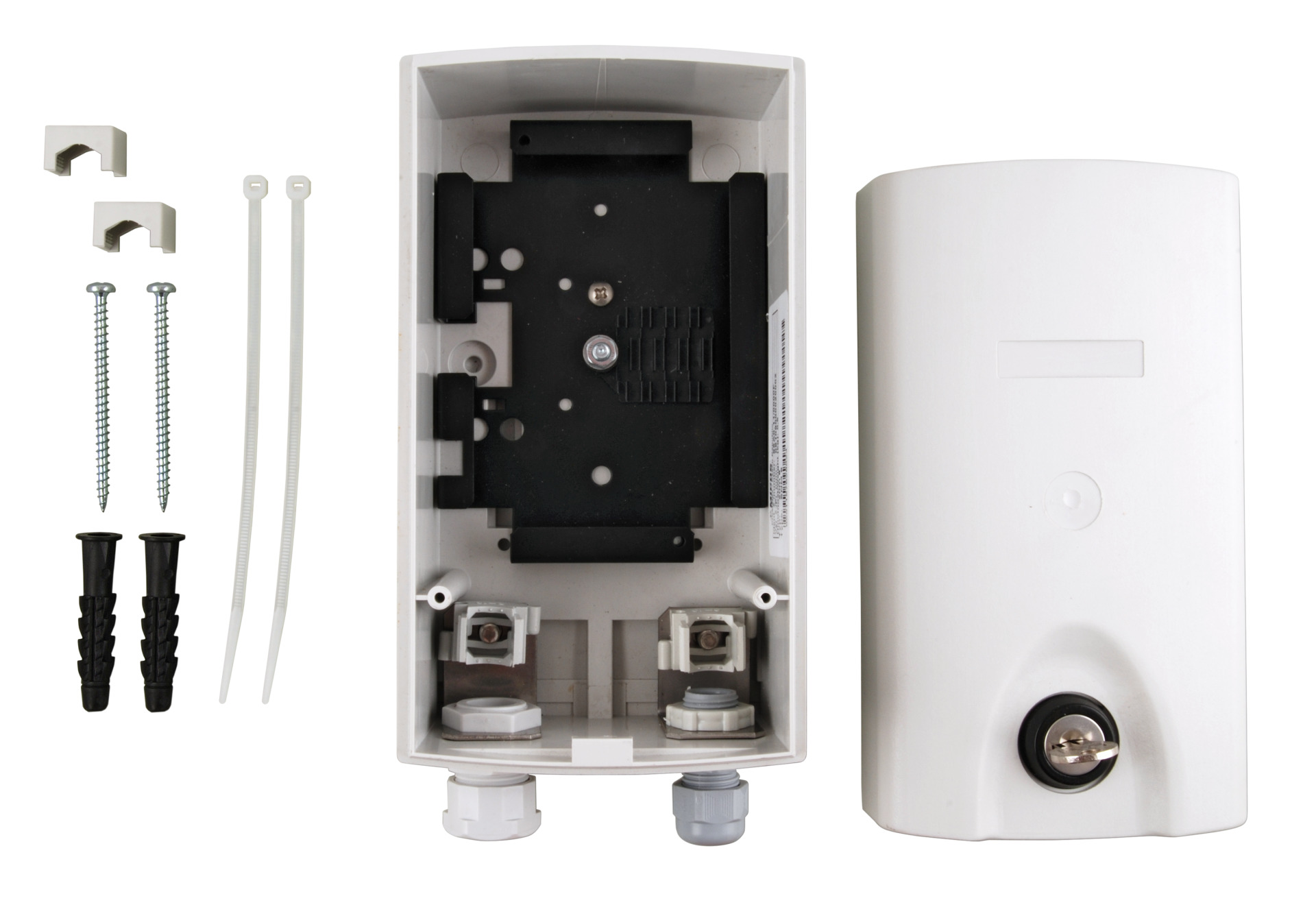 Micro Splice distributor I, RAL7035, IP54, lockable