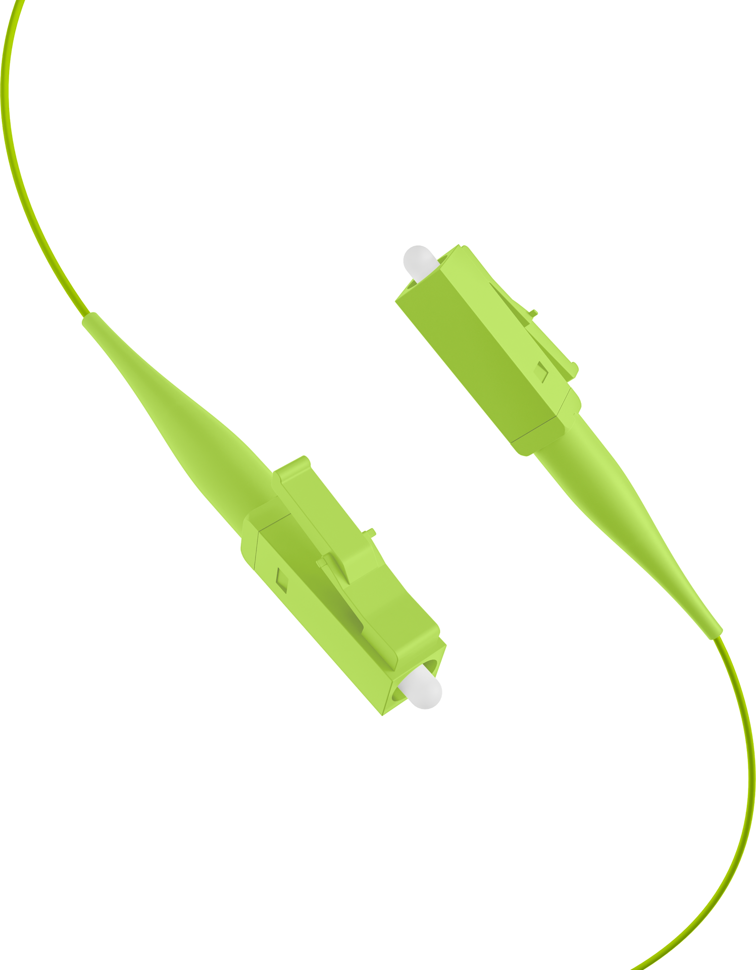 Fiber Pigtail LC OM5 -Lime green 2m - 1 piece