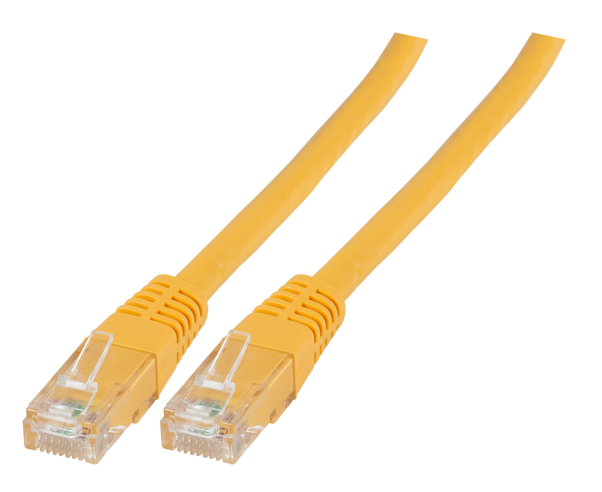 RJ45 Patch cable U/UTP, Cat.6, PVC, CCA, 2m, yellow