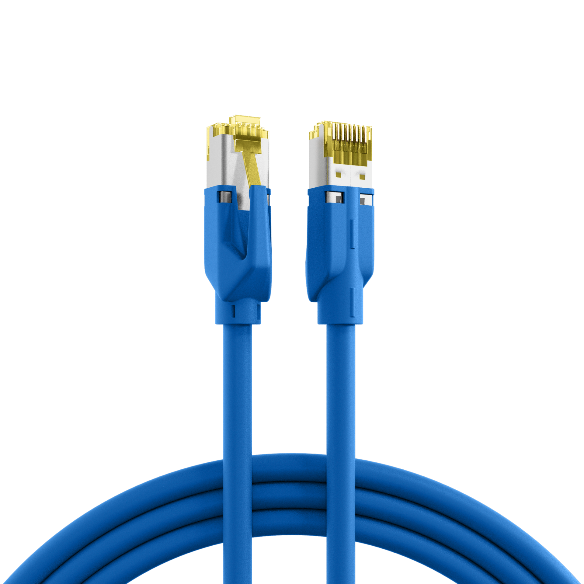 RJ45 Patch Cord Cat.6A S/FTP LSZH Draka UC900 TM31 blue 1m