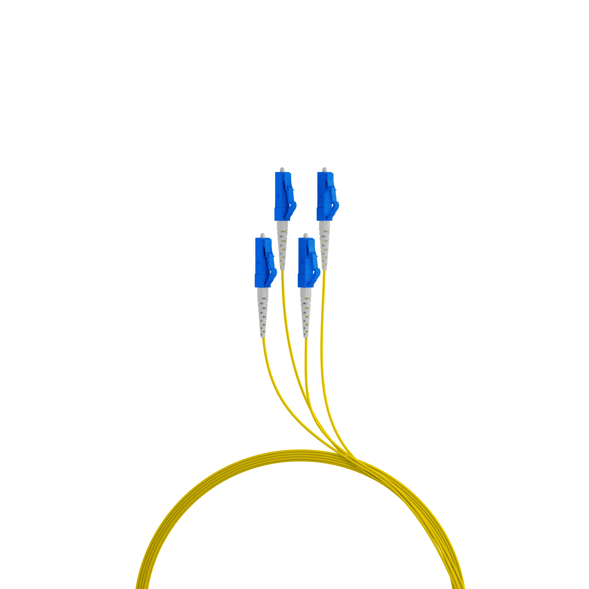 Trunk cable U-DQ(ZN)BH OS2 4E (1x4) LC-LC,10m Dca LSZH G657A1